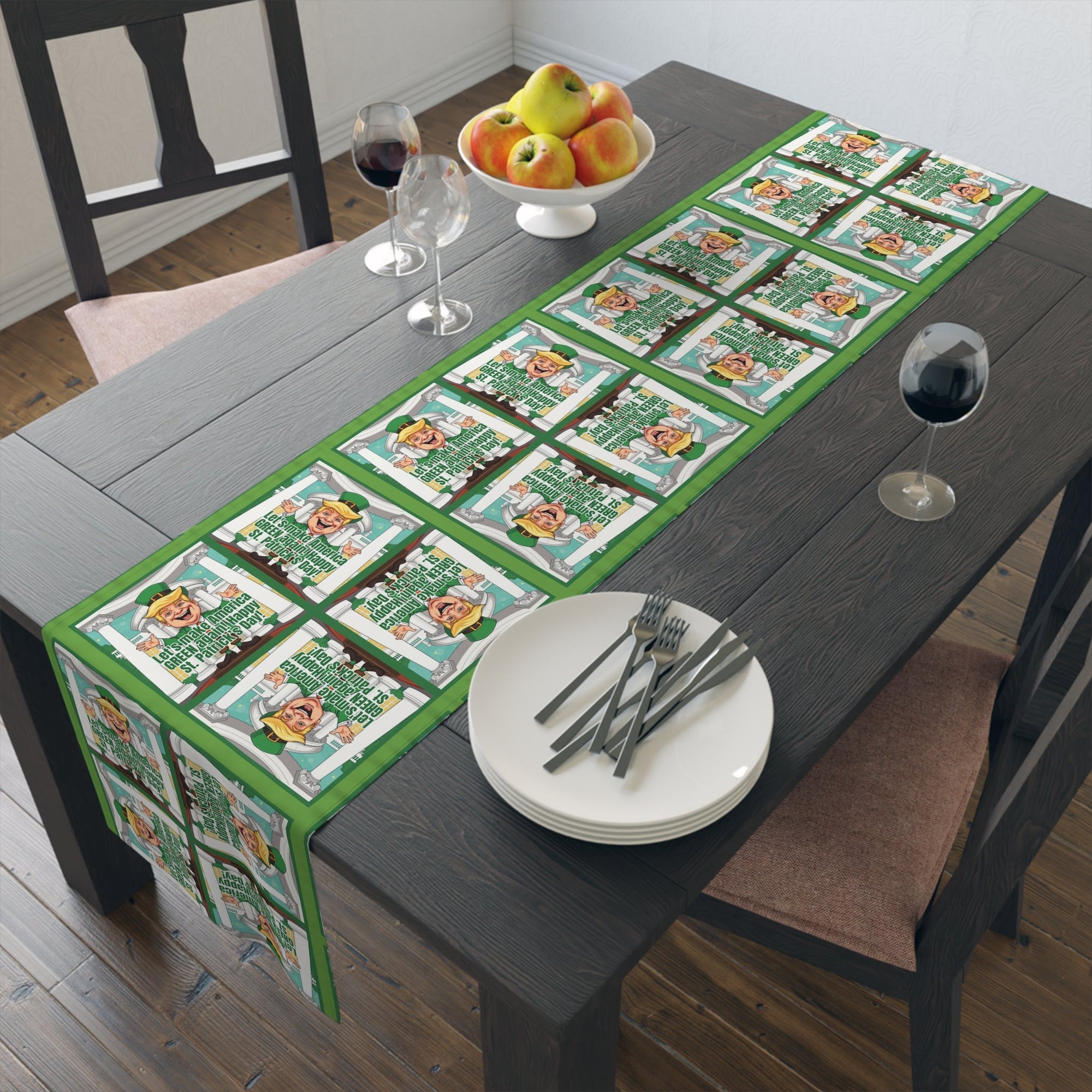 Trump Make America Green Again Table Runner - Decor, Dining, Table Decor - EpiAl's Shop