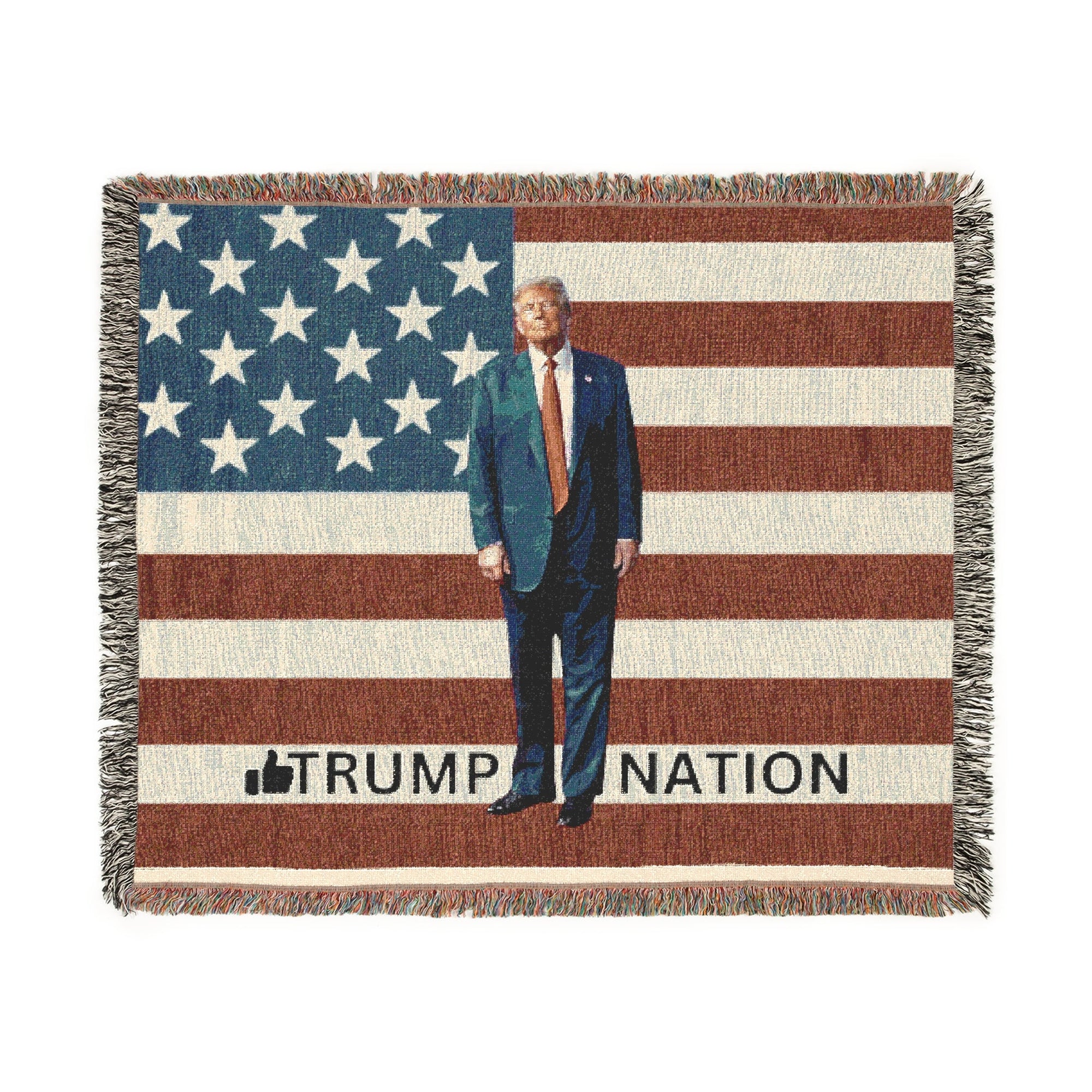 Trump Nation Woven Blanket - Decor, Blankets & Comforters - EpiAl's Shop