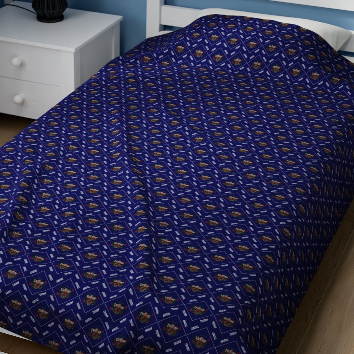 Trump Pattern Velveteen Plush Blanket - Decor, Blankets & Comforters - EpiAl's Shop