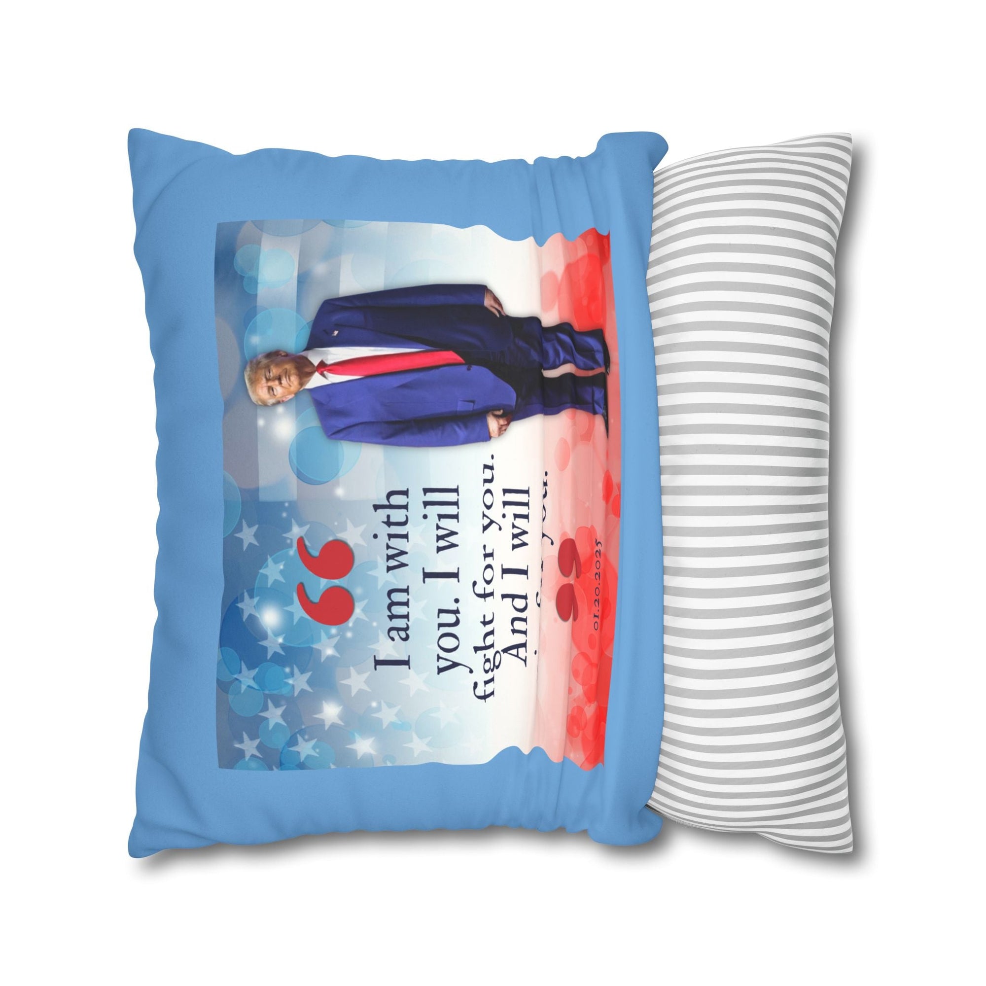 Trump Quote Faux Suede Pillowcase - Decor, Home, Pillows - EpiAl's Shop