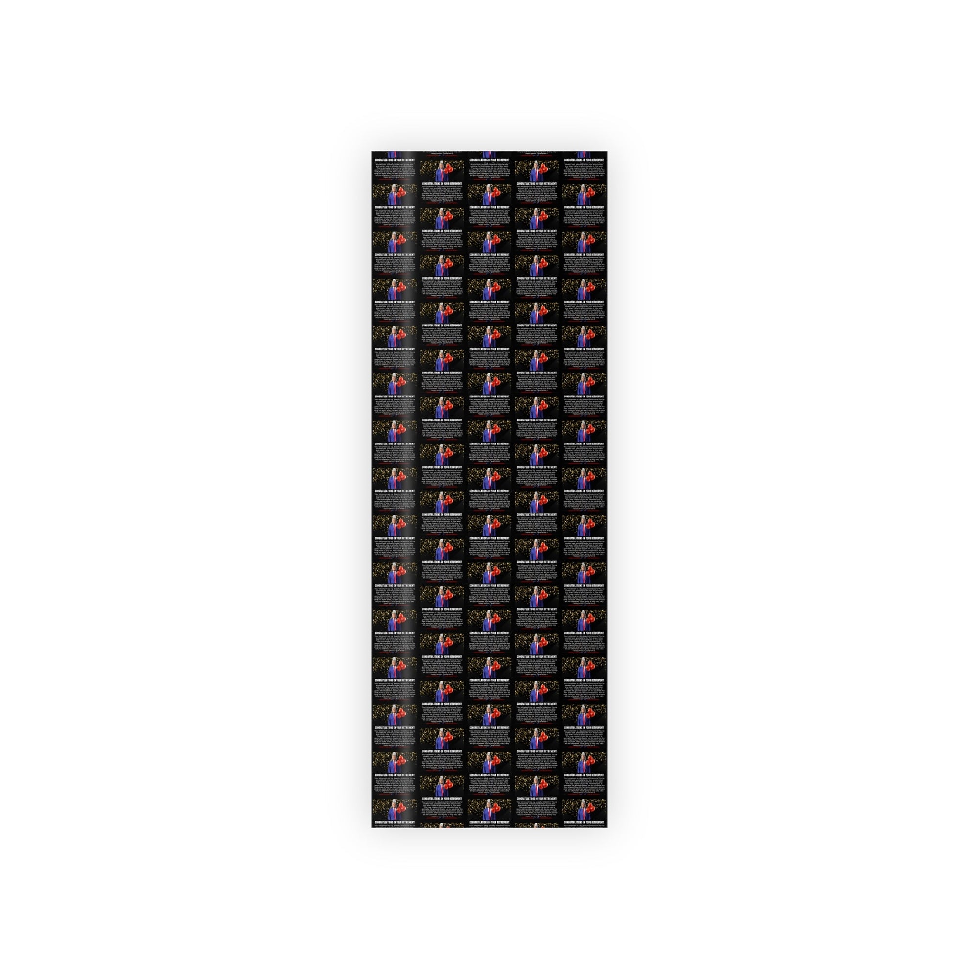 Trump Retirement Gift Wrapping Paper Rolls, 1pc - Paper Products, Gift Wrapping Paper - EpiAl's Shop