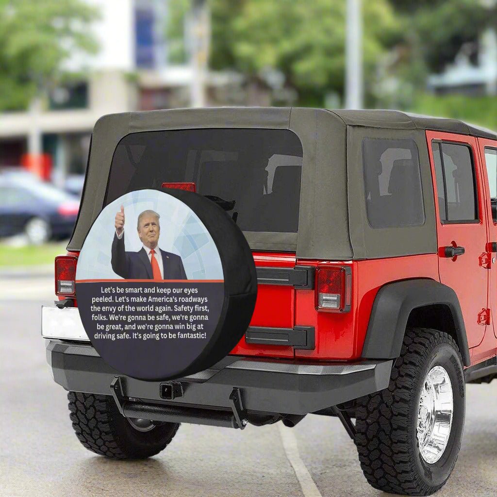 Trump Safe Spare Tire Cover (Medium)(16") - Accessories, Auto, Spare Tire Covers - EpiAl's Shop