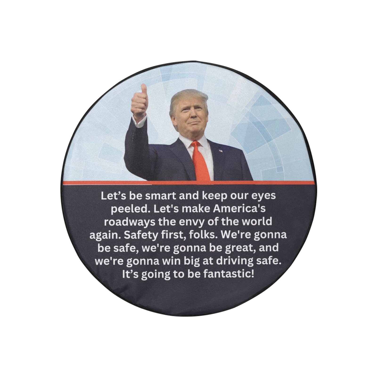 Trump Safe Spare Tire Cover (Small)(15") - Accessories, Auto, Spare Tire Covers - EpiAl's Shop