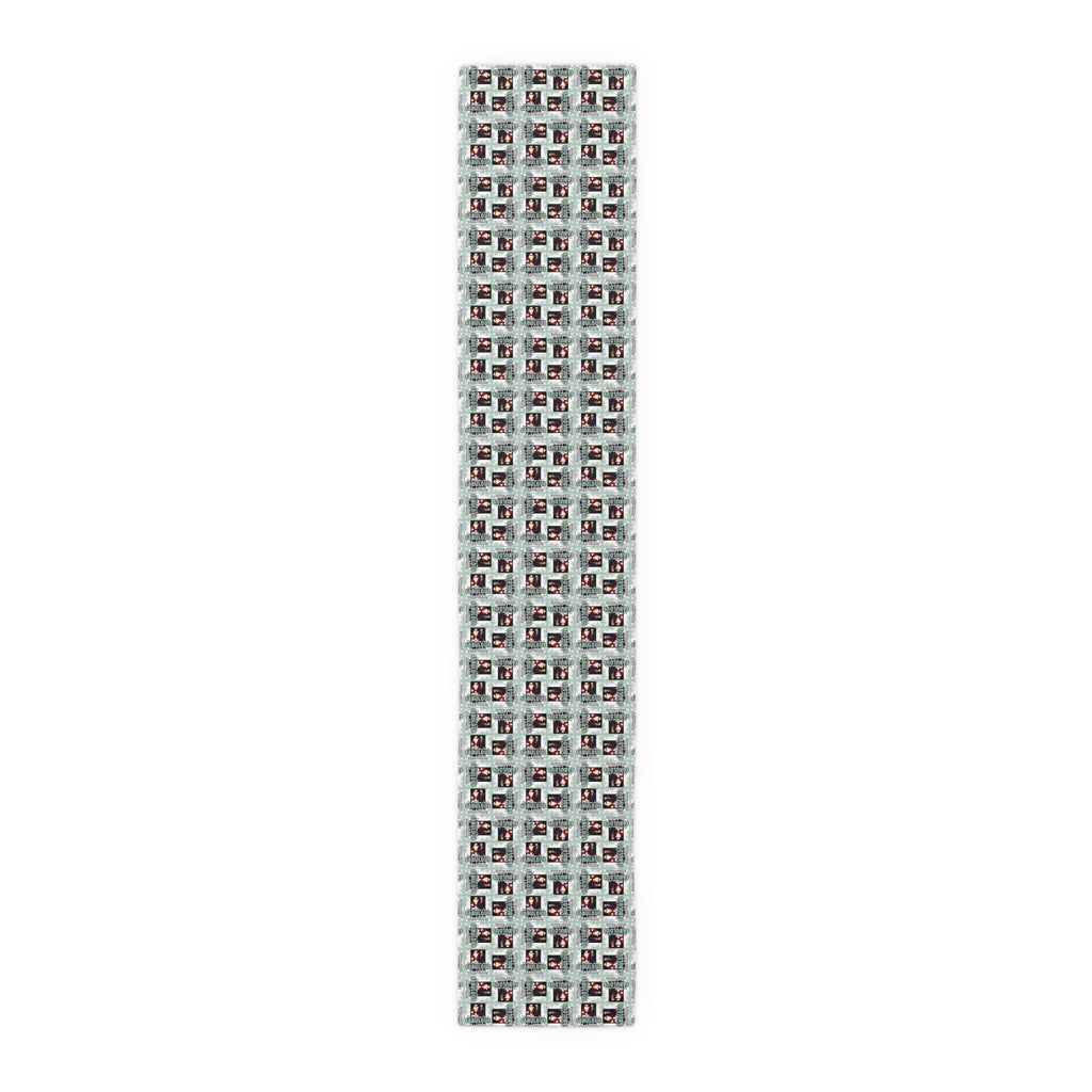 Trump Santa Fabulous List Christmas Table Runner - Decor, Dining, Table Decor - EpiAl's Shop