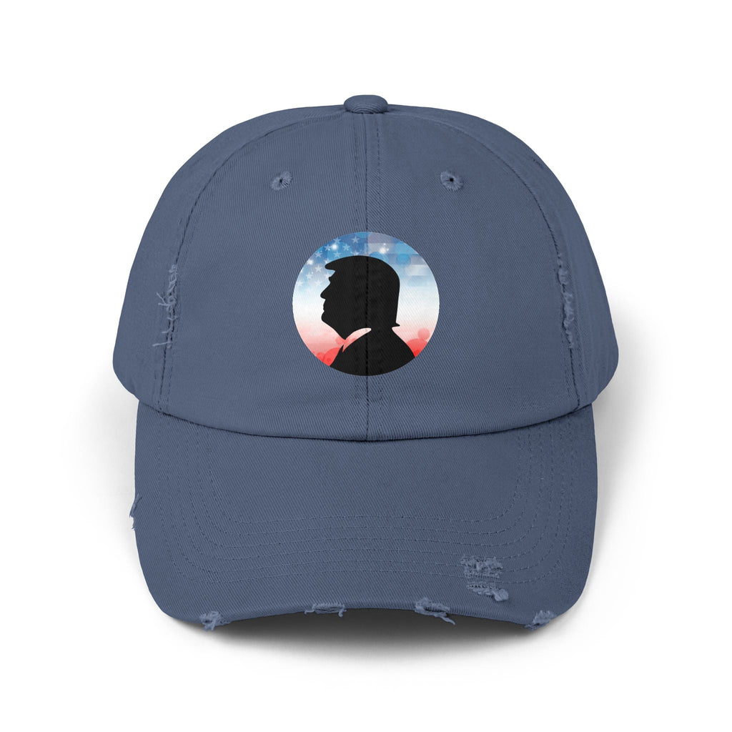 Trump Silhouette Unisex Distressed Americana Cap - Hats, Baseball & Trucker - EpiAl's Shop