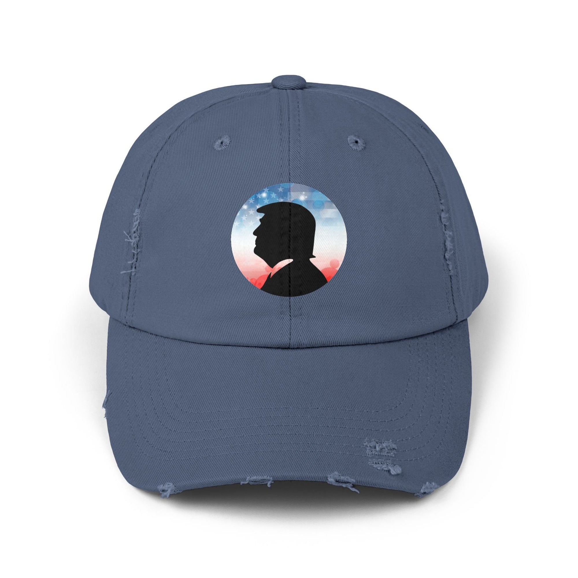 Trump Silhouette Unisex Distressed Americana Cap - Hats, Baseball & Trucker - EpiAl's Shop