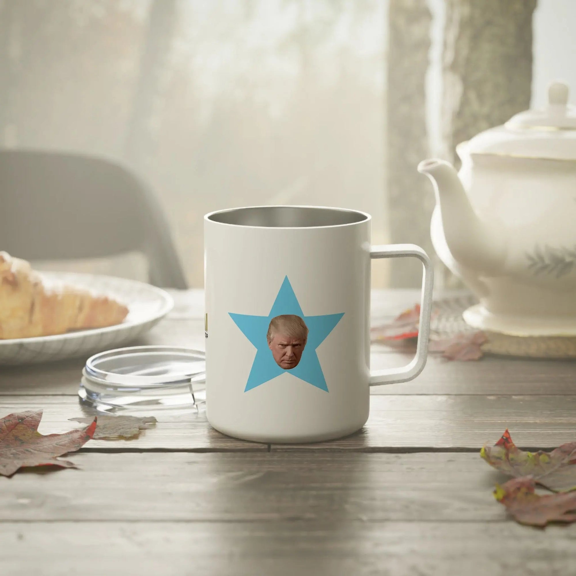 Trump Star Insulated Coffee Mug - 10oz - Drinkware, Coffee Mugs - EpiAl's Shop