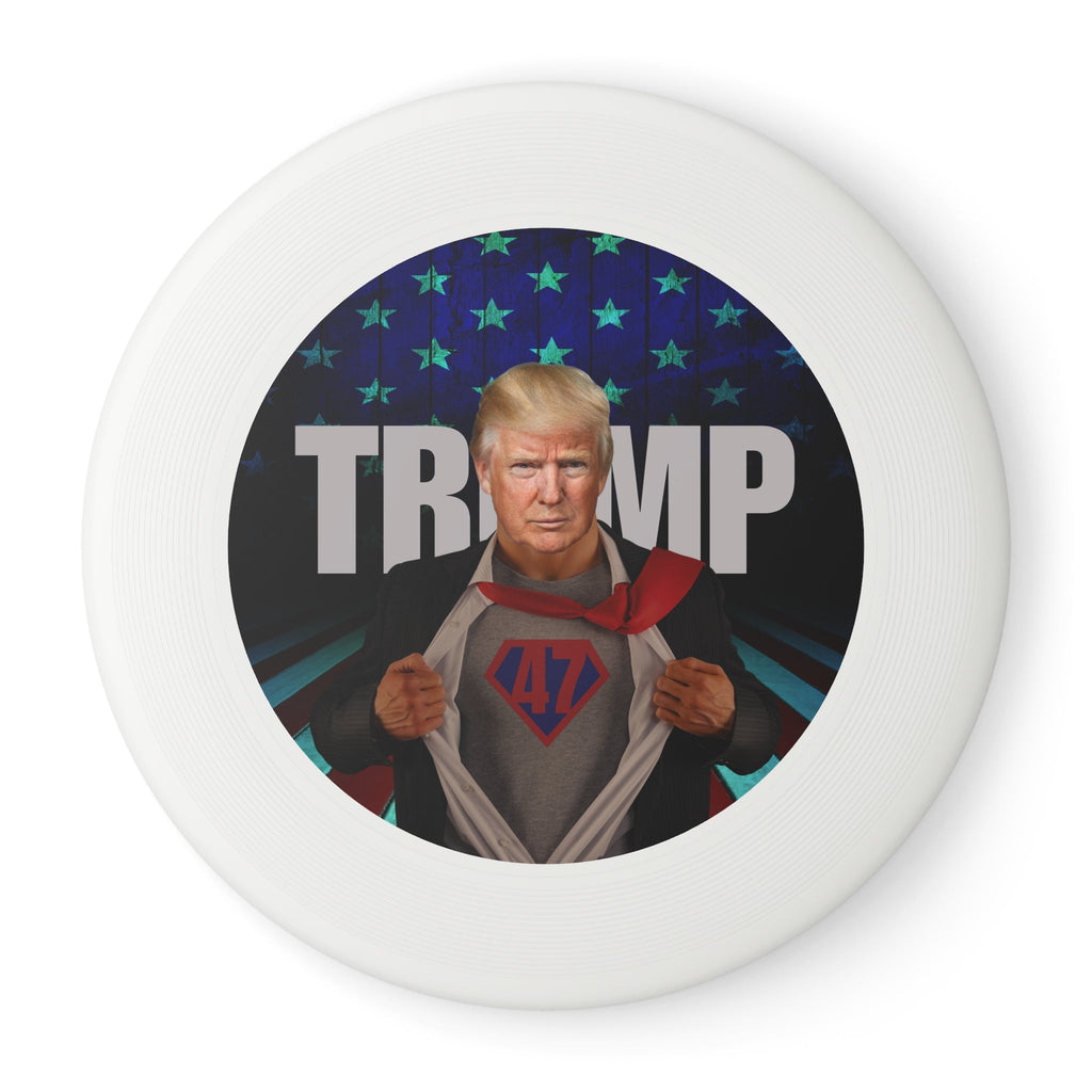 Trump Superhero Frisbee – Fun Outdoor Toy for Fans & Events - Toys & Games, Flying Disc - EpiAl's Shop