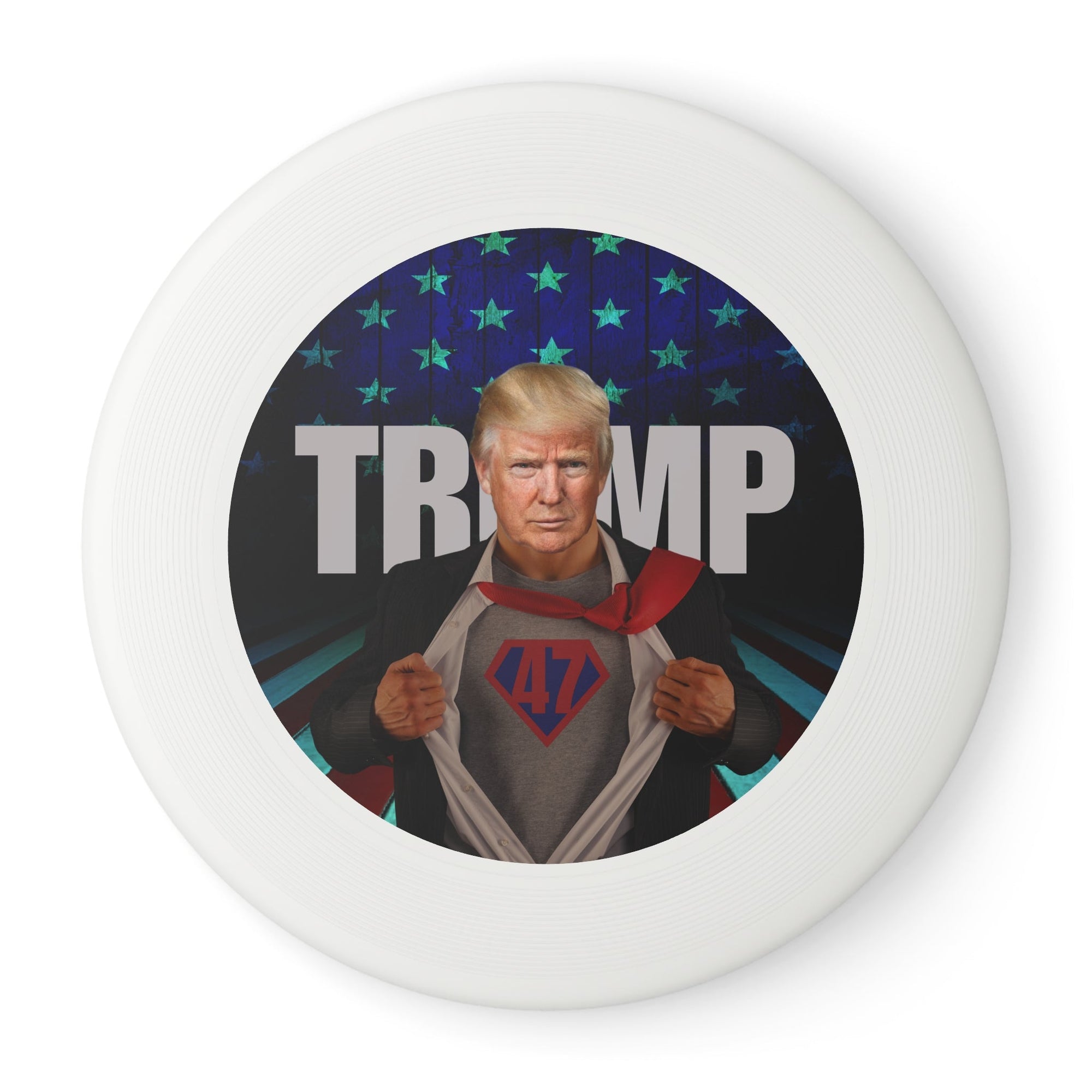 Trump Superhero Frisbee – Fun Outdoor Toy for Fans & Events - Toys & Games, Flying Disc - EpiAl's Shop