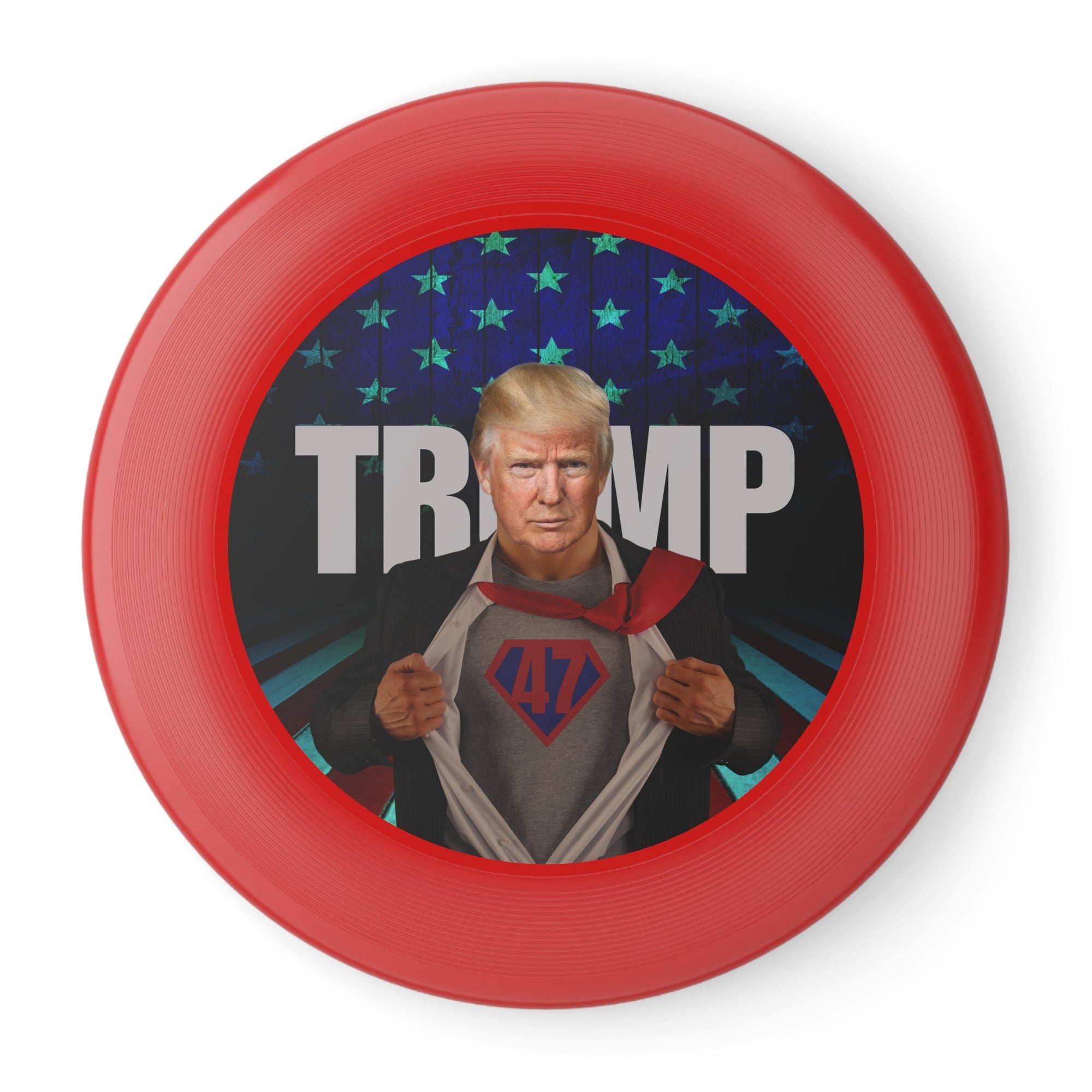Trump Superhero Frisbee – Fun Outdoor Toy for Fans & Events - Toys & Games, Flying Disc - EpiAl's Shop