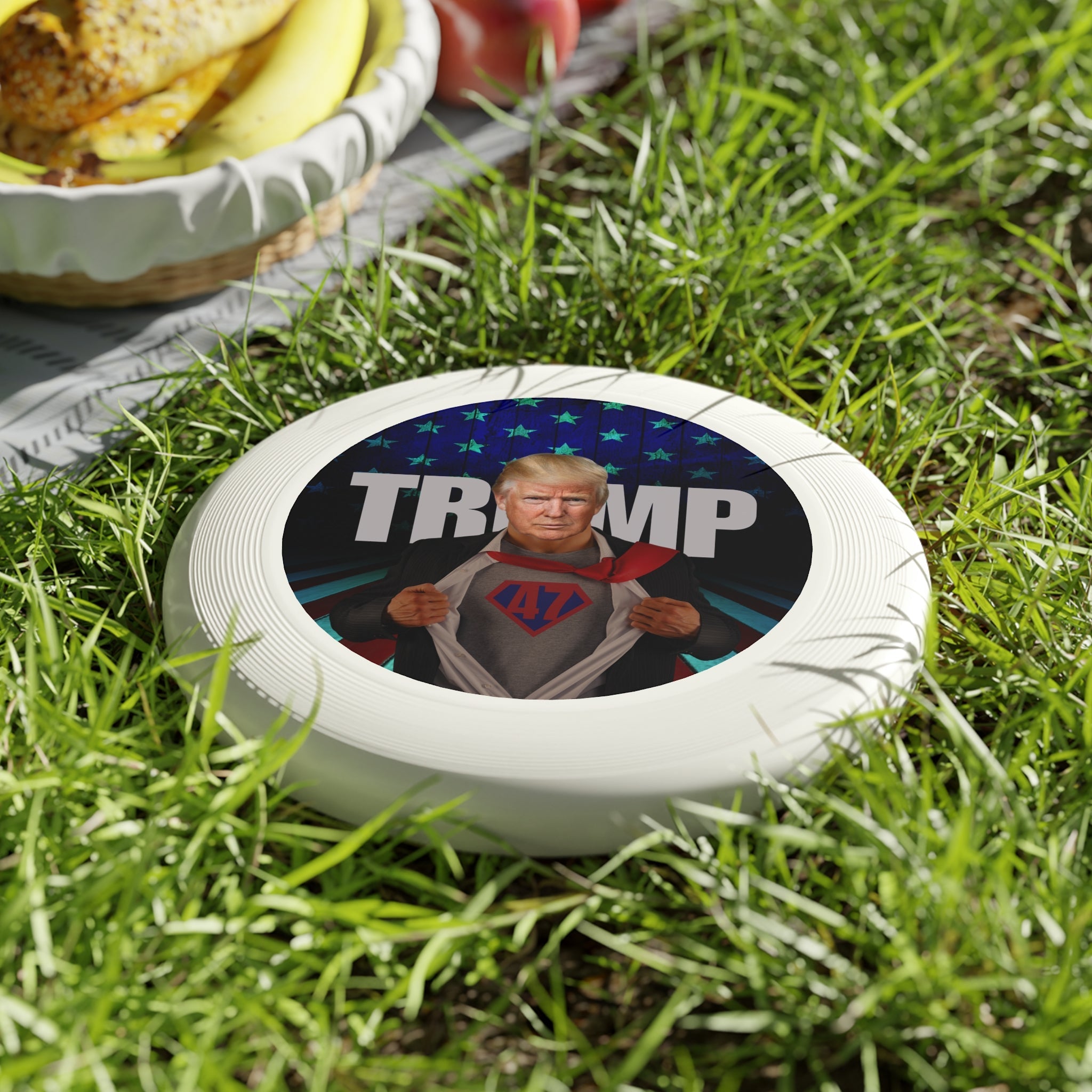 Trump Superhero Frisbee – Fun Outdoor Toy for Fans & Events - Toys & Games, Flying Disc - EpiAl's Shop