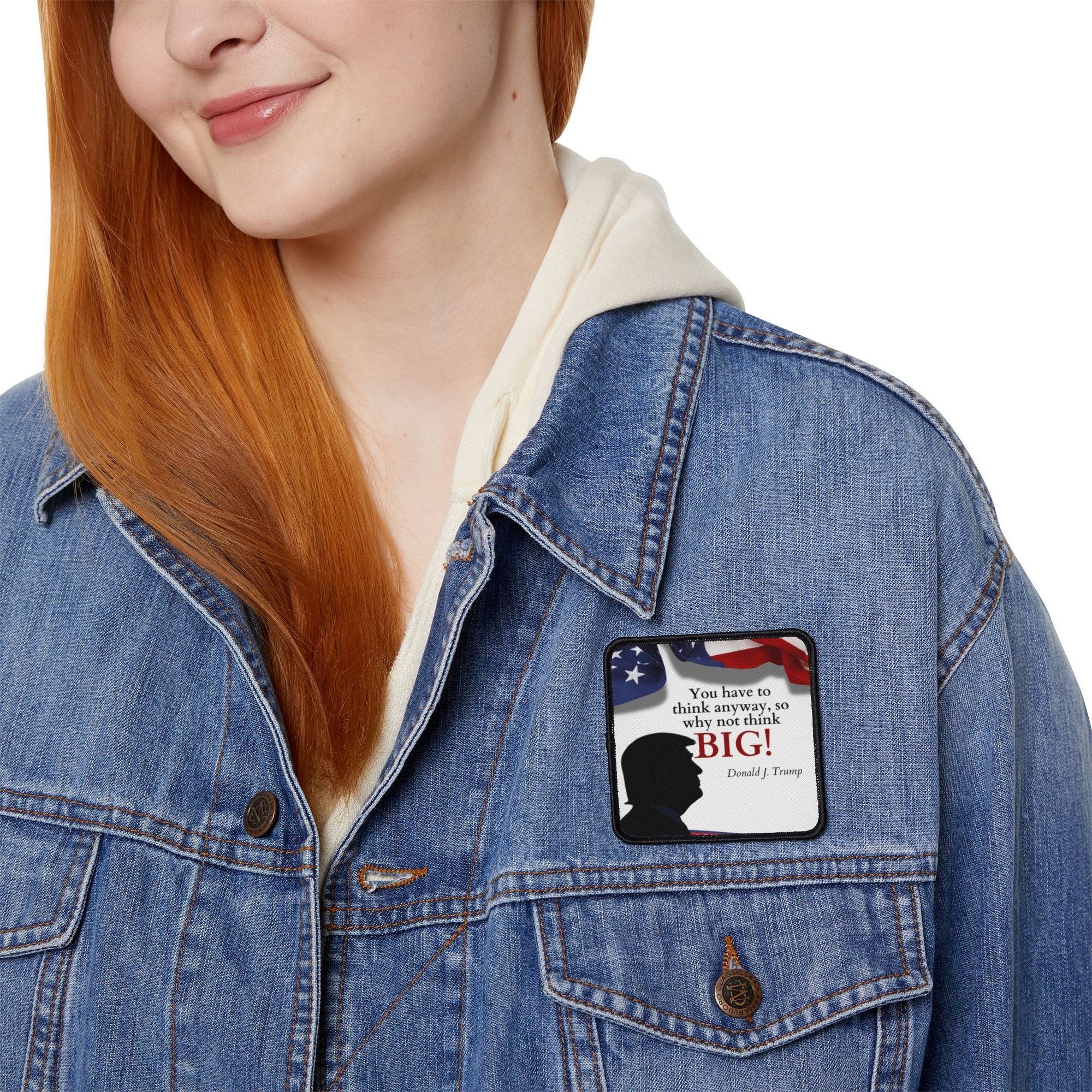 Trump: Think Big Iron - On Patches - Clothing, Iron On Patches - EpiAl's Shop