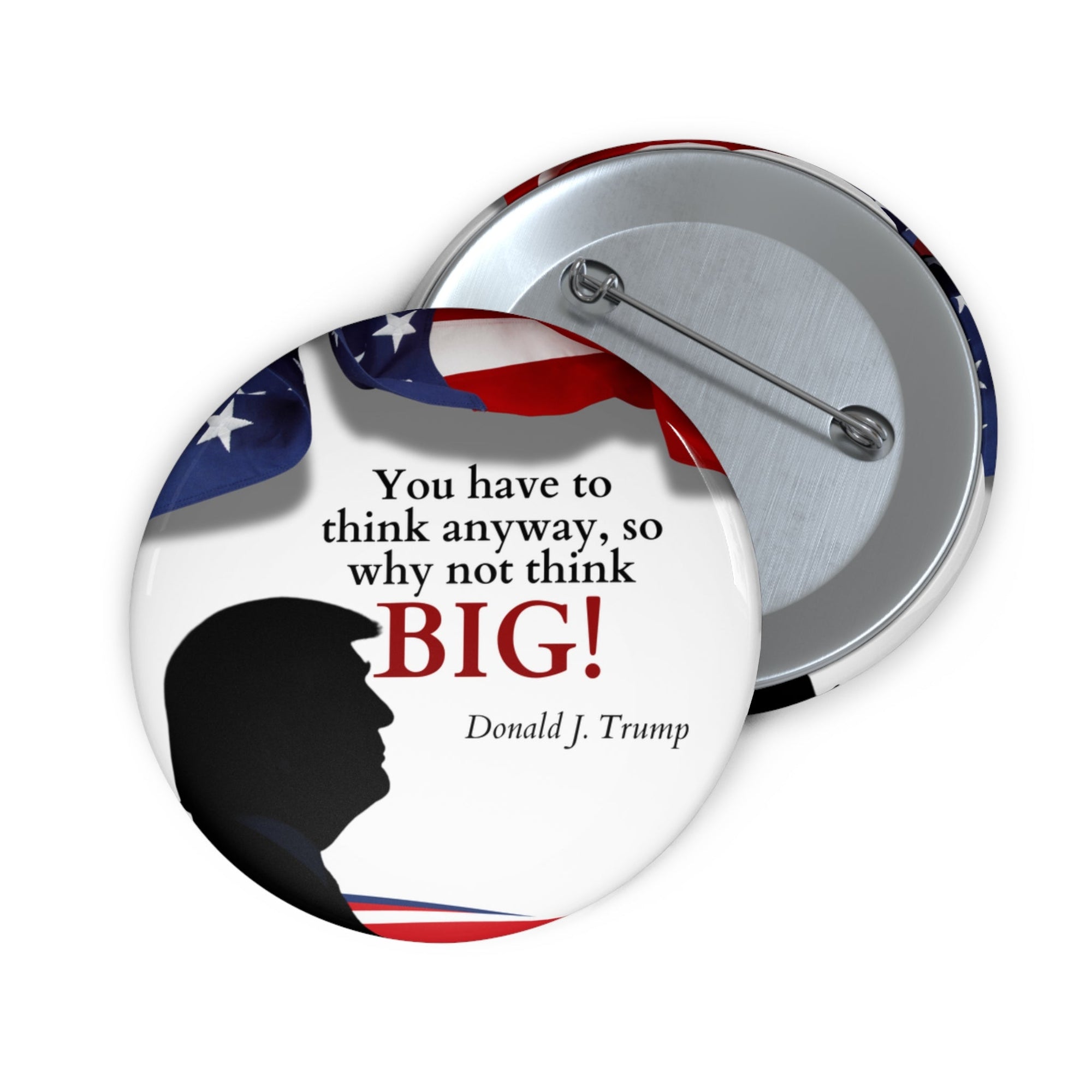 Trump: Think Big Pin Buttons - Collectibles, Pinback Buttons - EpiAl's Shop
