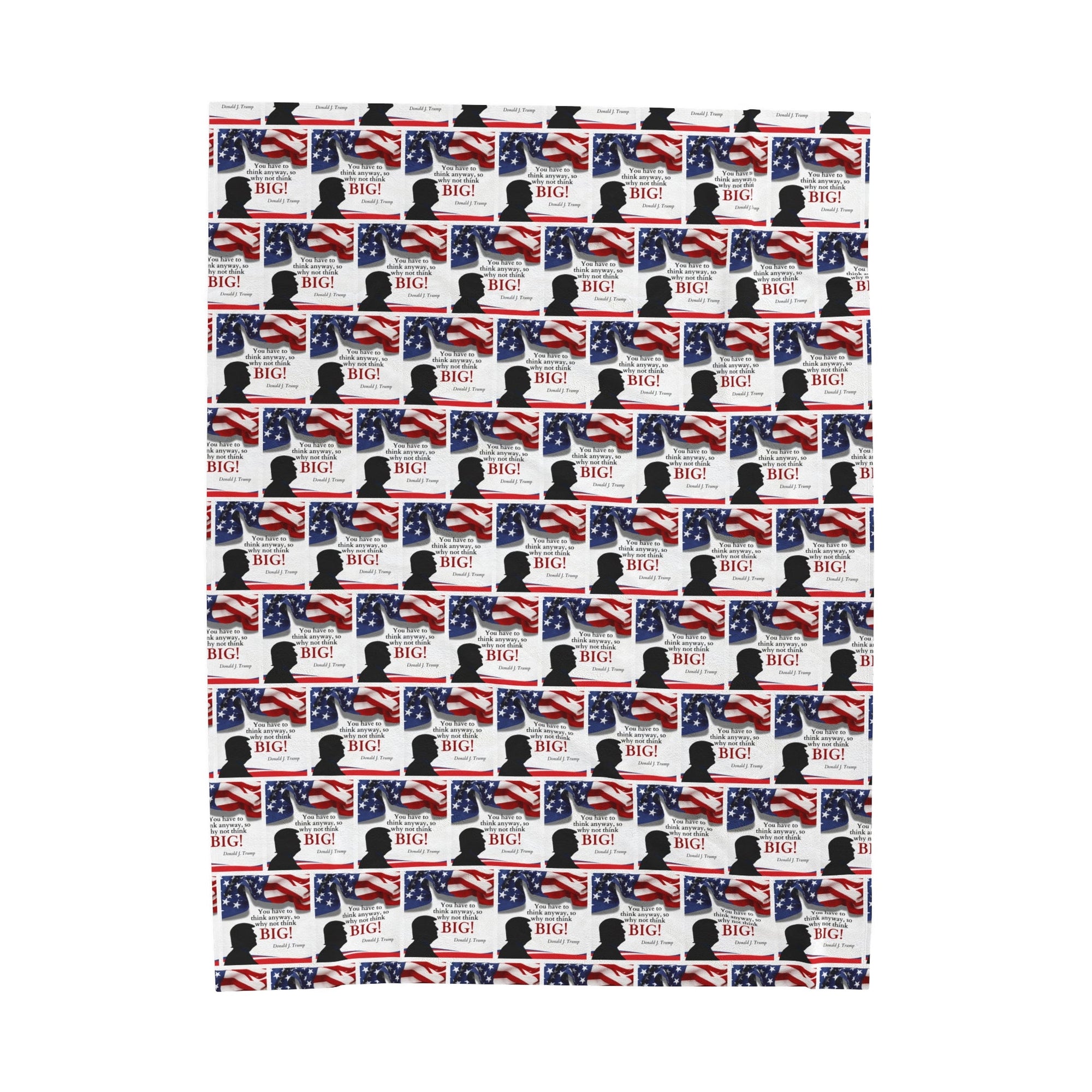 Trump: Think Big Velveteen Plush Blanket - Decor, Blankets & Comforters - EpiAl's Shop