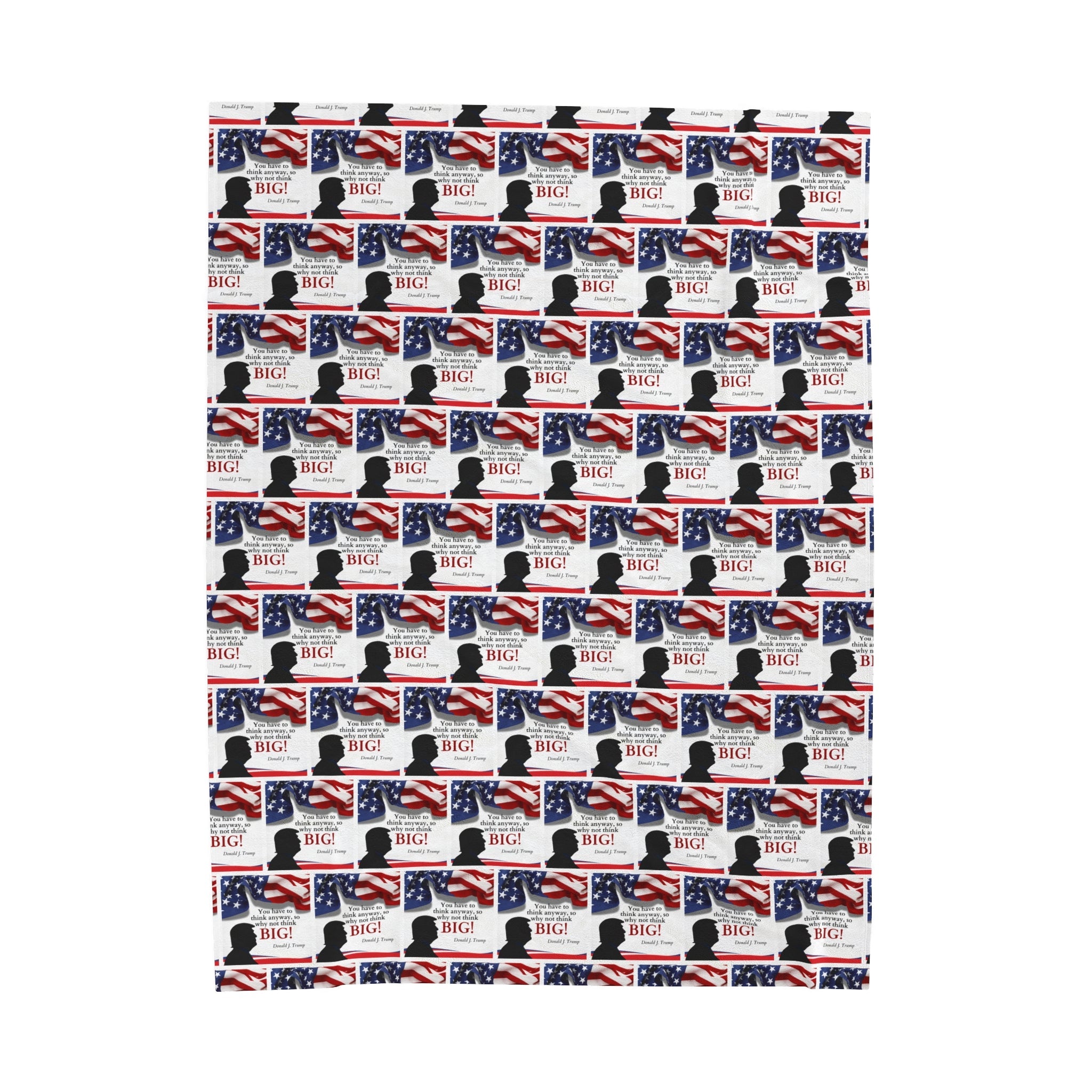 Trump: Think Big Velveteen Plush Blanket - Decor, Blankets & Comforters - EpiAl's Shop