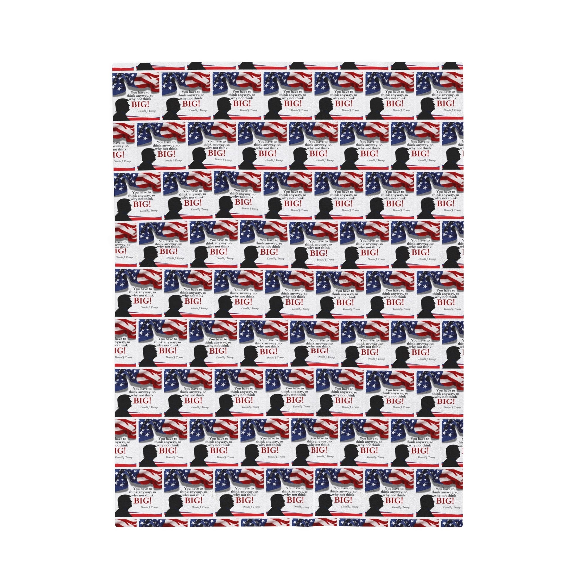 Trump: Think Big Velveteen Plush Blanket - Decor, Blankets & Comforters - EpiAl's Shop