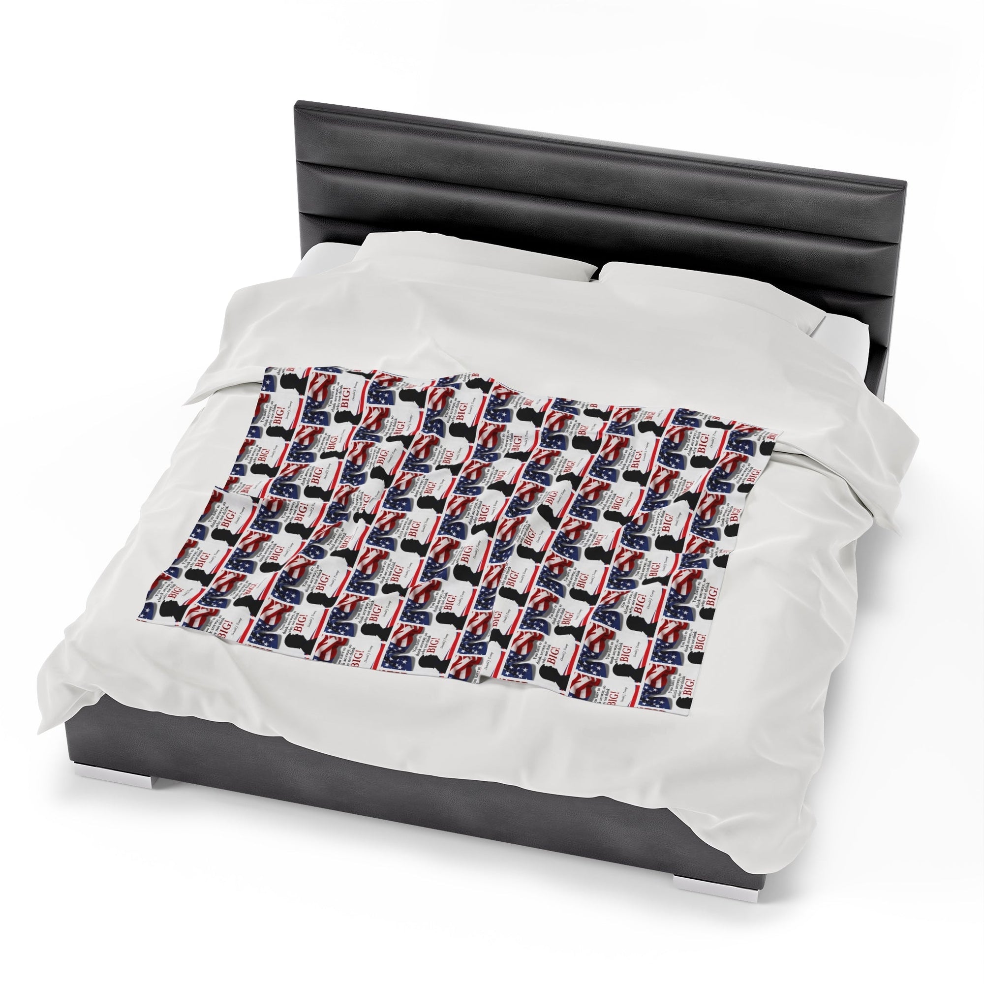 Trump: Think Big Velveteen Plush Blanket - Decor, Blankets & Comforters - EpiAl's Shop
