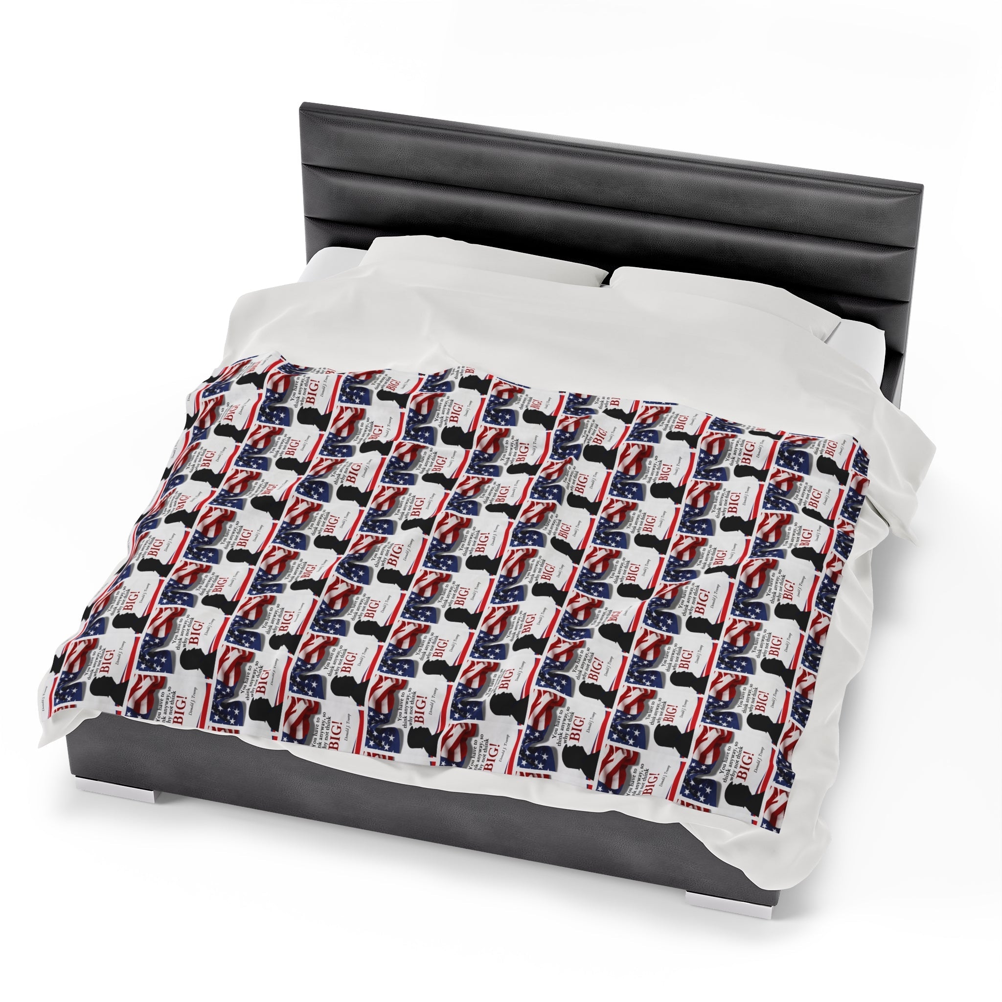 Trump: Think Big Velveteen Plush Blanket - Decor, Blankets & Comforters - EpiAl's Shop