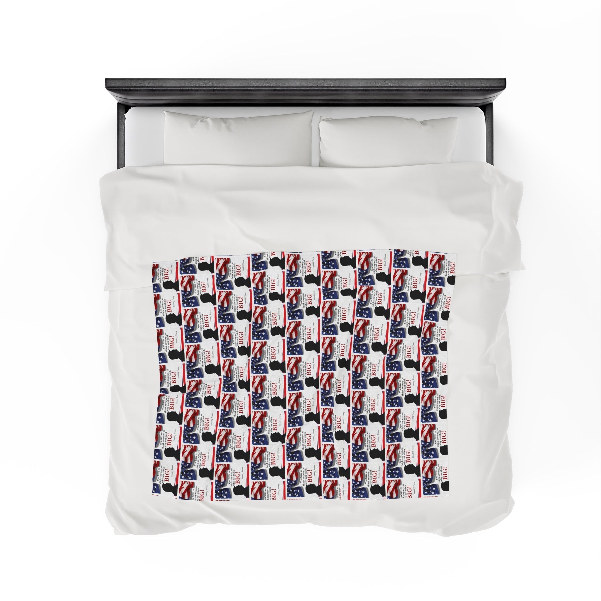 Trump: Think Big Velveteen Plush Blanket - Decor, Blankets & Comforters - EpiAl's Shop