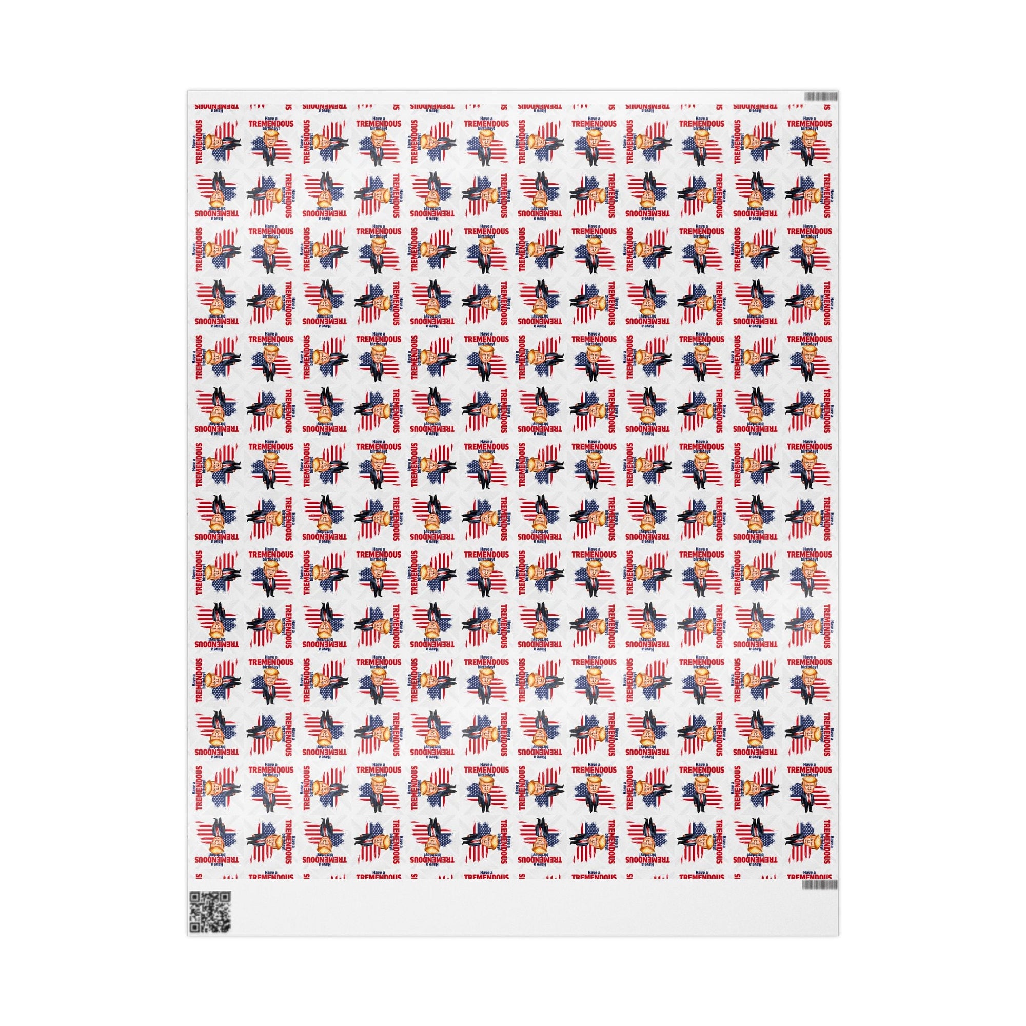Trump Tremendous Birthday Gift Wrapping Paper - Paper Products, Gift Wrapping Paper - EpiAl's Shop