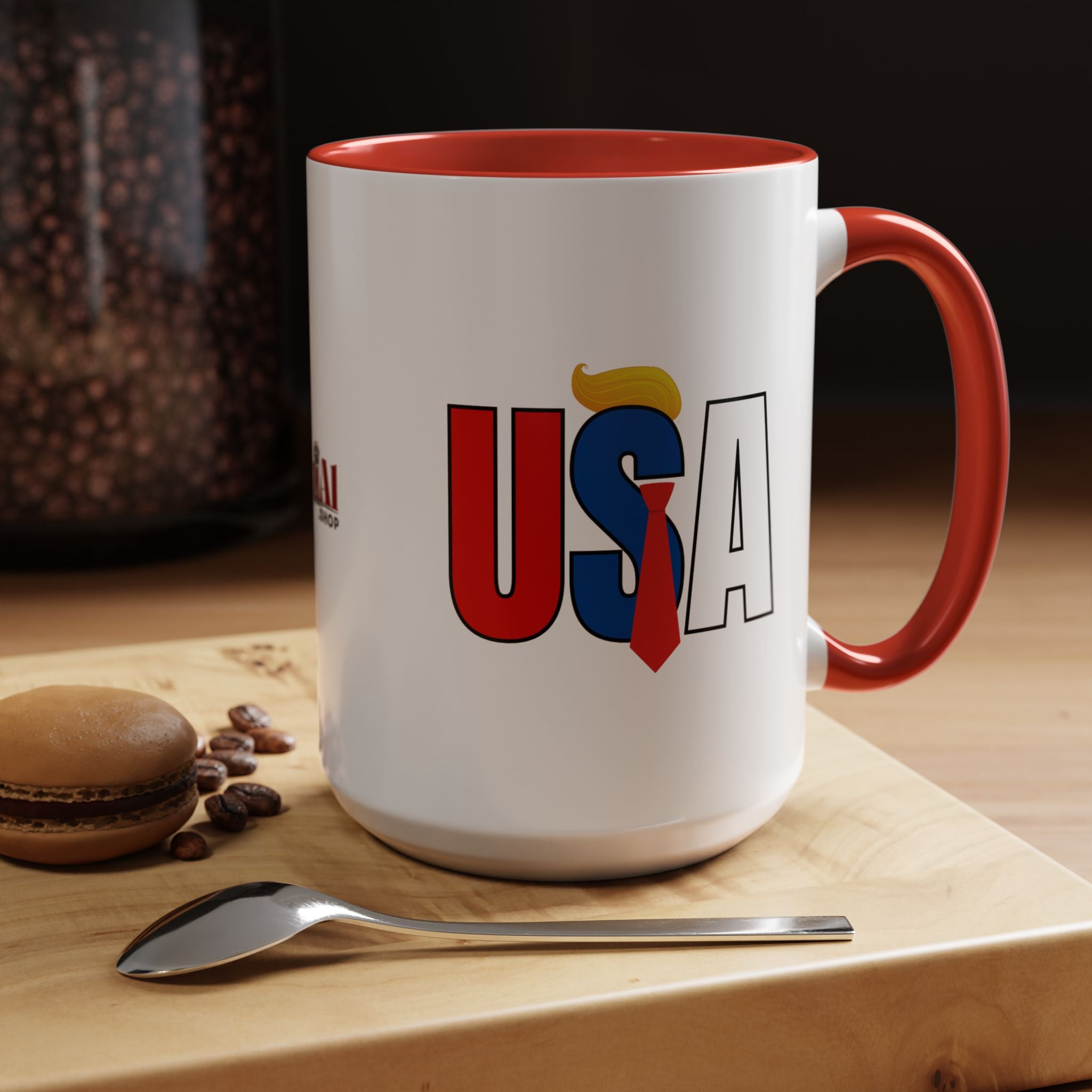 Trump USA Accent Coffee Mug - Drinkware, Coffee Mugs - EpiAl's Shop