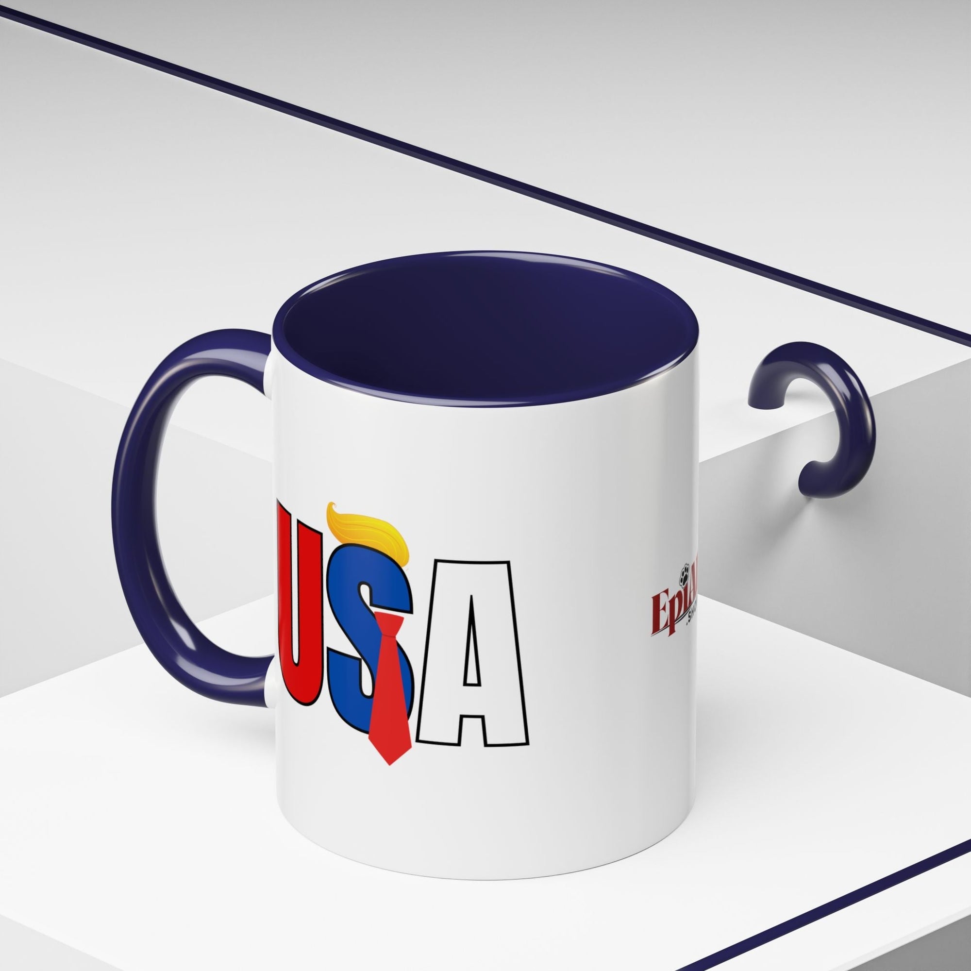 Trump USA Accent Coffee Mug - Drinkware, Coffee Mugs - EpiAl's Shop