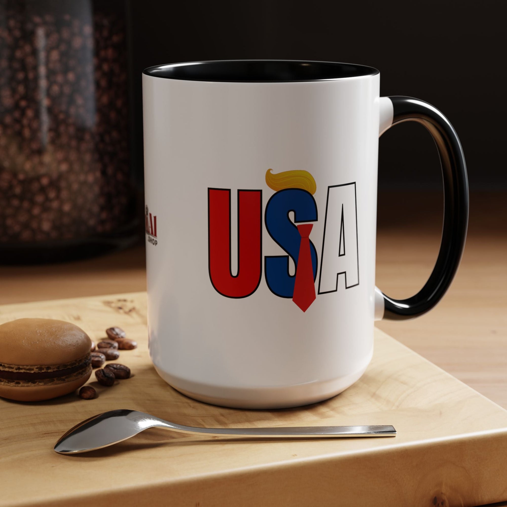 Trump USA Accent Coffee Mug - Drinkware, Coffee Mugs - EpiAl's Shop