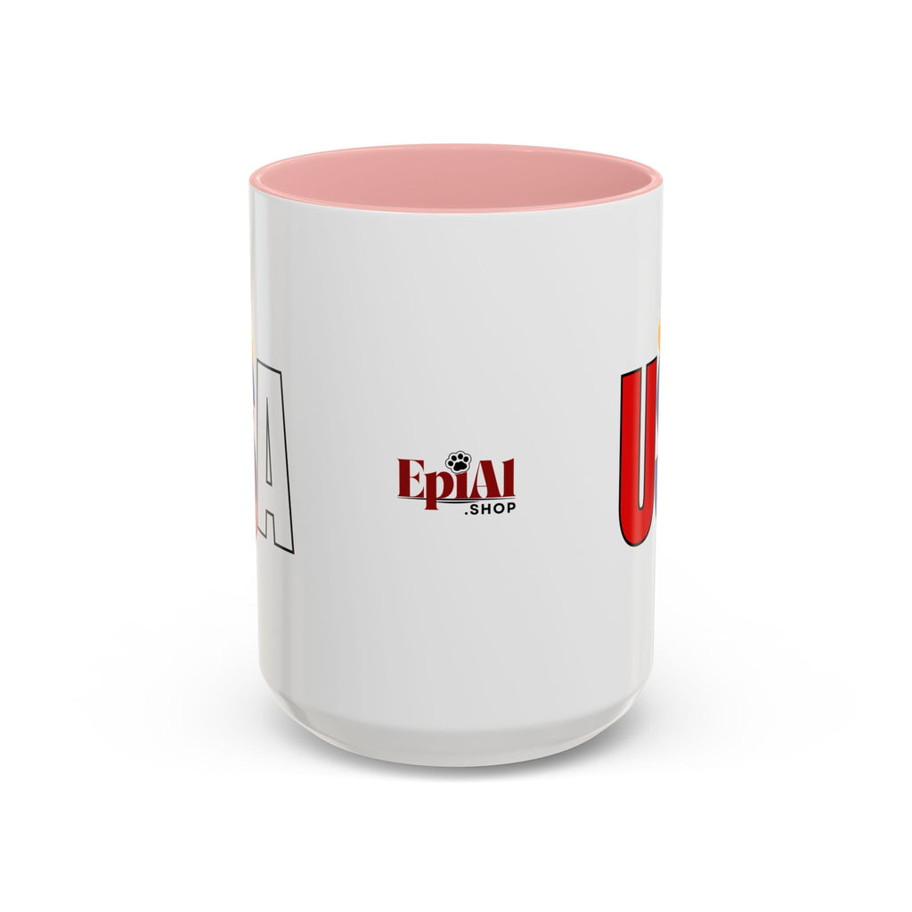 Trump USA Accent Coffee Mug - Drinkware, Coffee Mugs - EpiAl's Shop