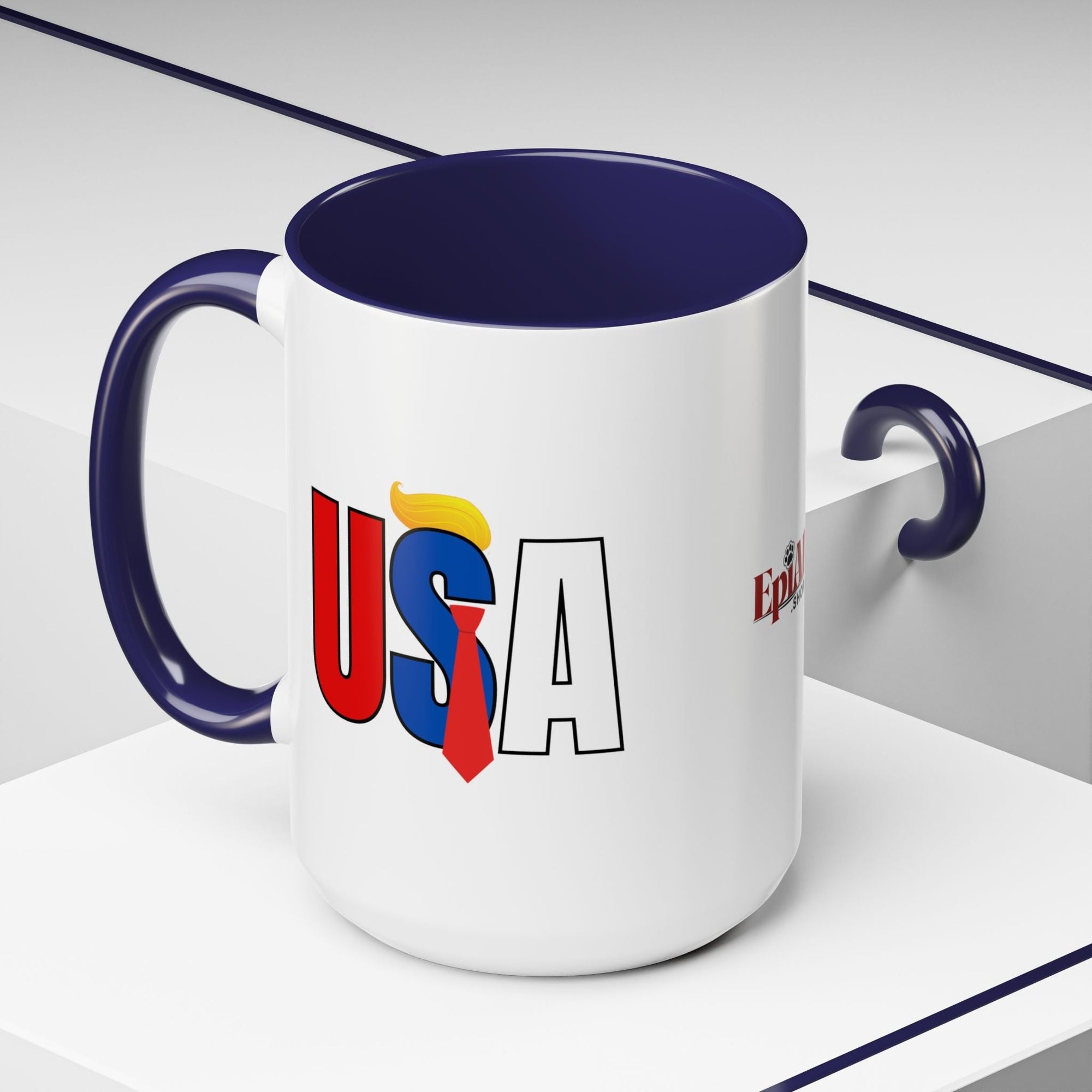 Trump USA Accent Coffee Mug - Drinkware, Coffee Mugs - EpiAl's Shop