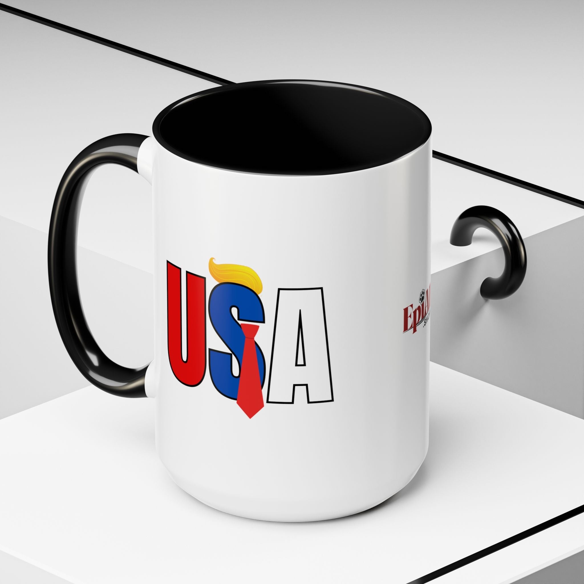 Trump USA Accent Coffee Mug - Drinkware, Coffee Mugs - EpiAl's Shop