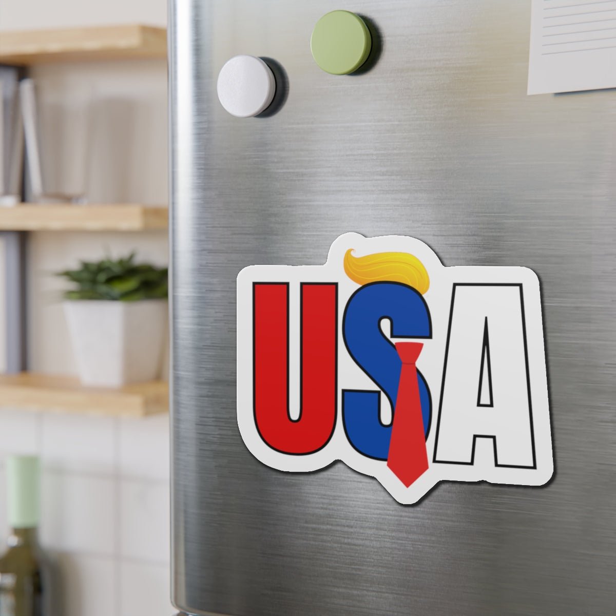 Trump USA Die - Cut Magnet - Decor, Kitchen, Magnets - EpiAl's Shop