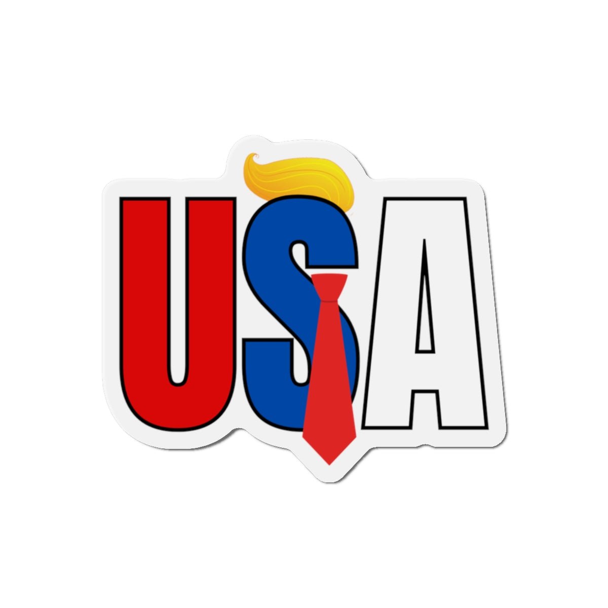 Trump USA Die - Cut Magnet - Decor, Kitchen, Magnets - EpiAl's Shop
