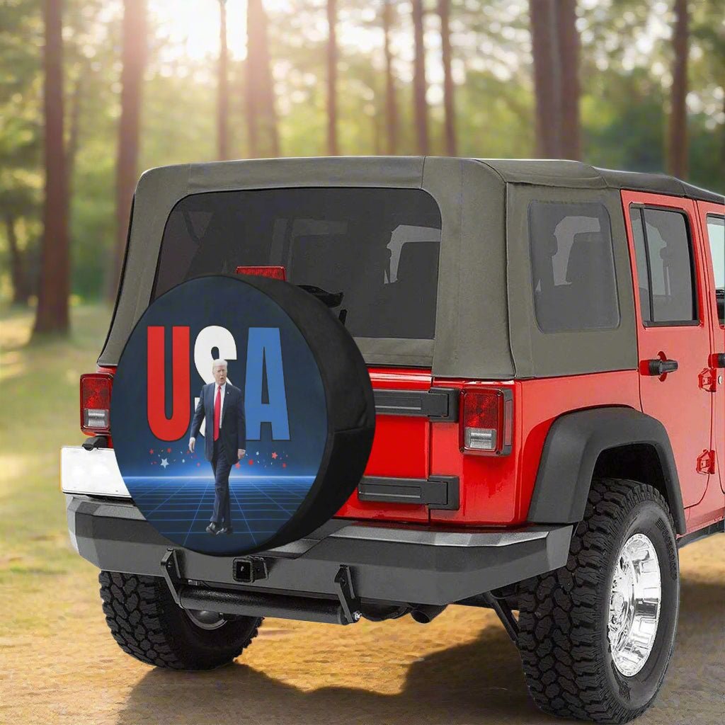 Trump USA Spare Tire Cover (Medium)(16") - Accessories, Auto, Spare Tire Covers - EpiAl's Shop