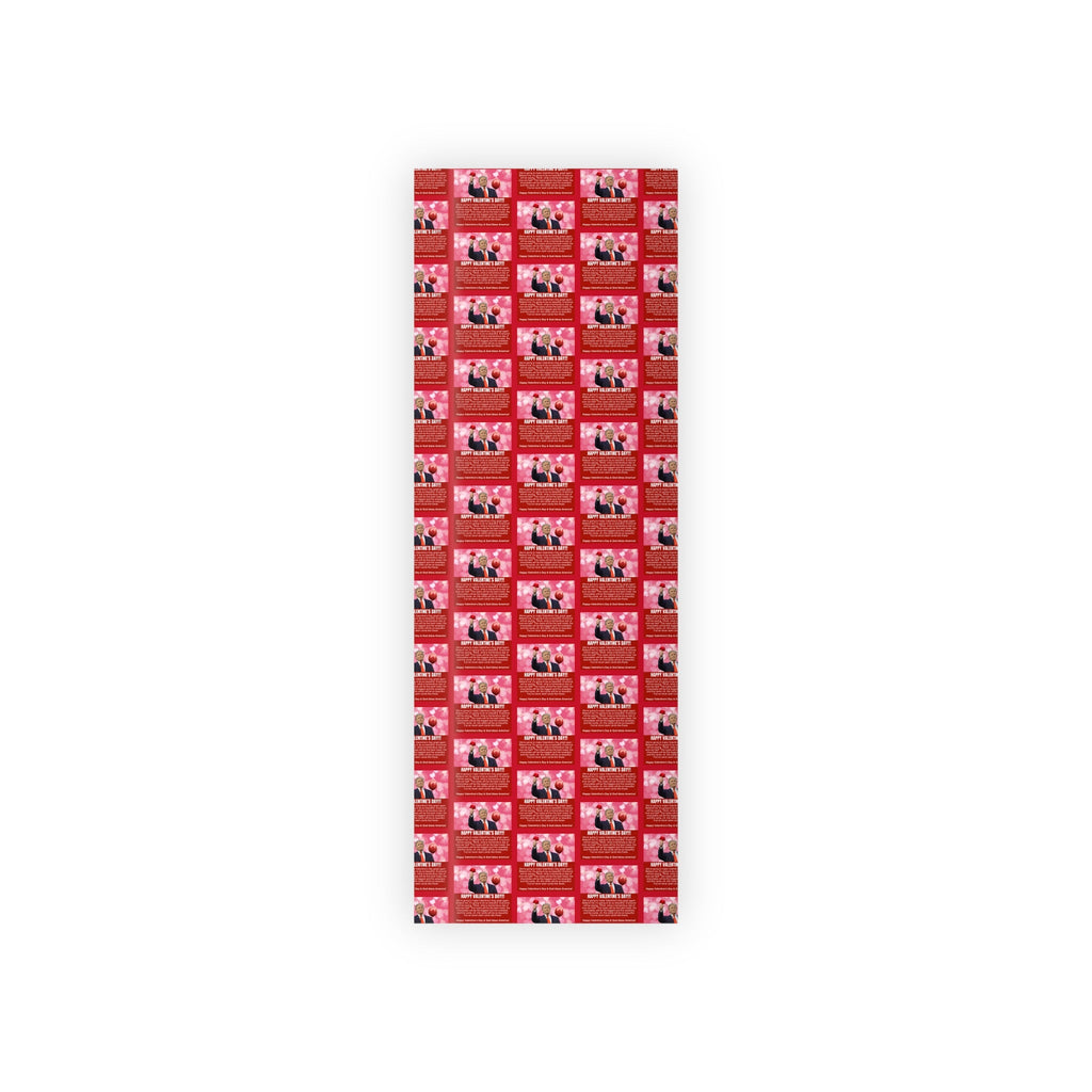 Trump Valentines Day Wrapping Paper Rolls, 1pc - Paper Products, Gift Wrapping Paper - EpiAl's Shop