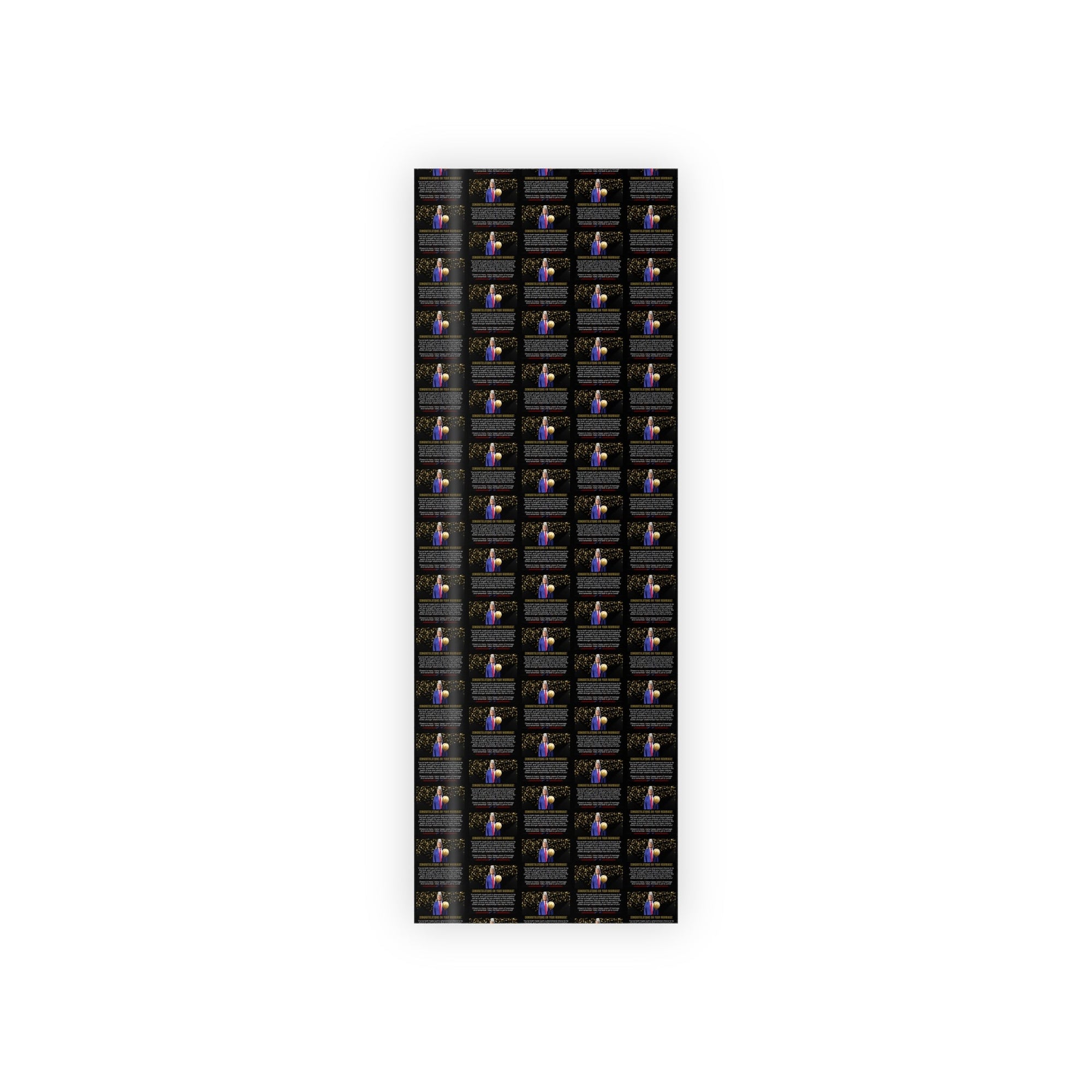 Trump Wedding Gift Wrapping Paper Rolls, 1pc - Paper Products, Gift Wrapping Paper - EpiAl's Shop