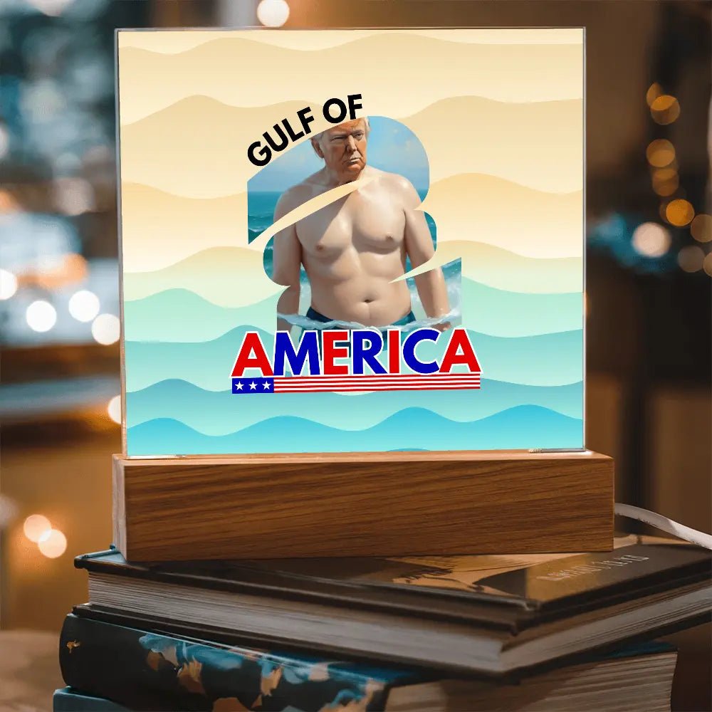 Trump's American Gulf Plaque - Decor, Home, Artwork - EpiAl's Shop