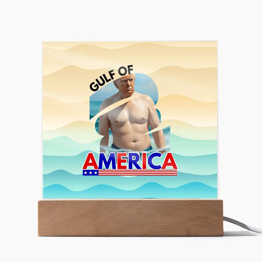 Trump's American Gulf Plaque - Decor, Home, Artwork - EpiAl's Shop