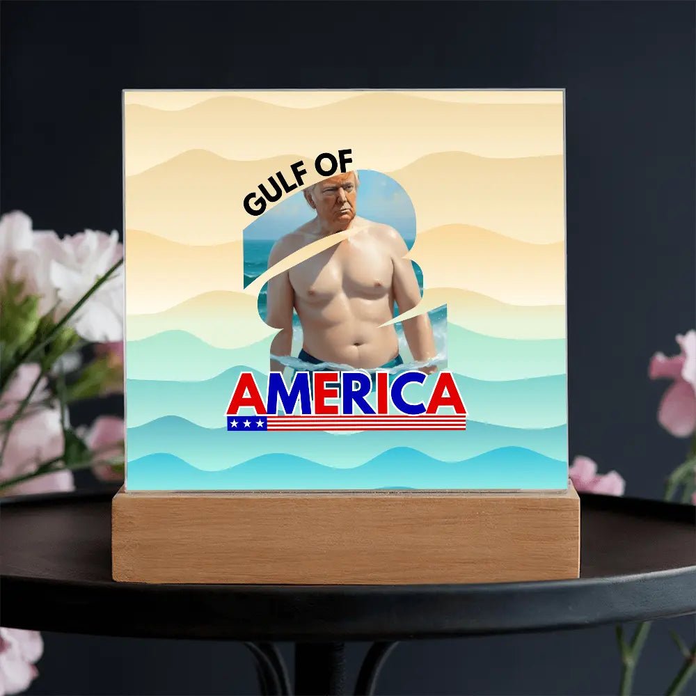Trump's American Gulf Plaque - Decor, Home, Artwork - EpiAl's Shop