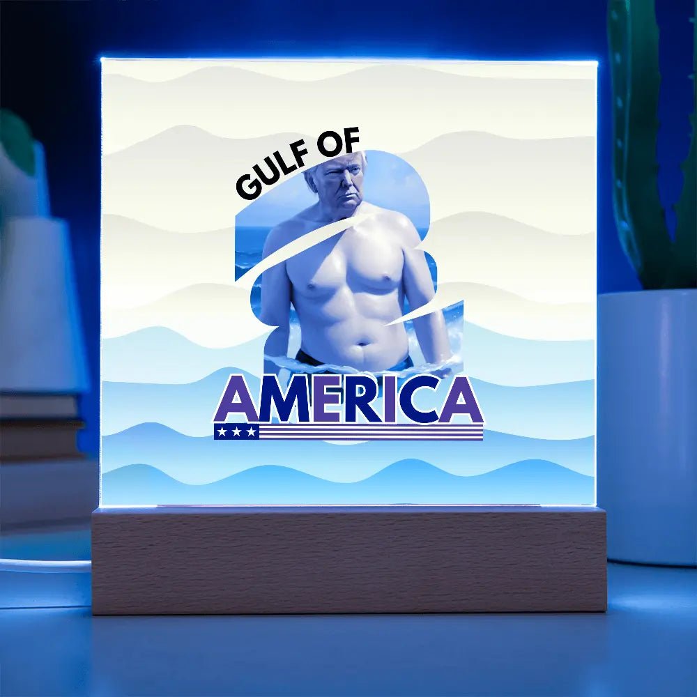 Trump's American Gulf Plaque - Decor, Home, Artwork - EpiAl's Shop