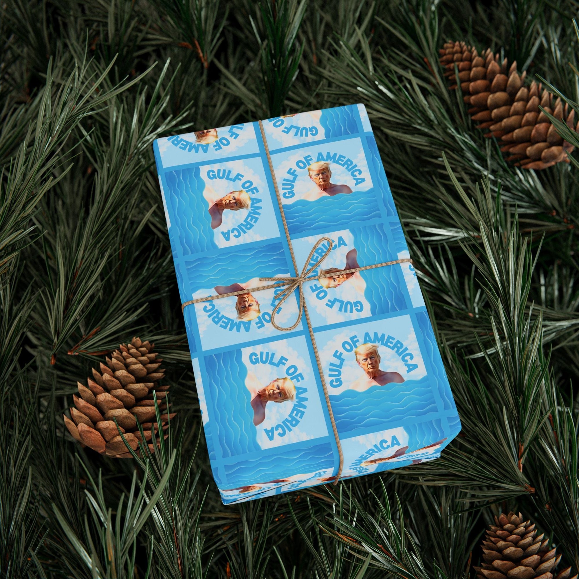 Trump's American Gulf Wrapping Paper Roll - Paper Products, Gift Wrapping Paper - EpiAl's Shop