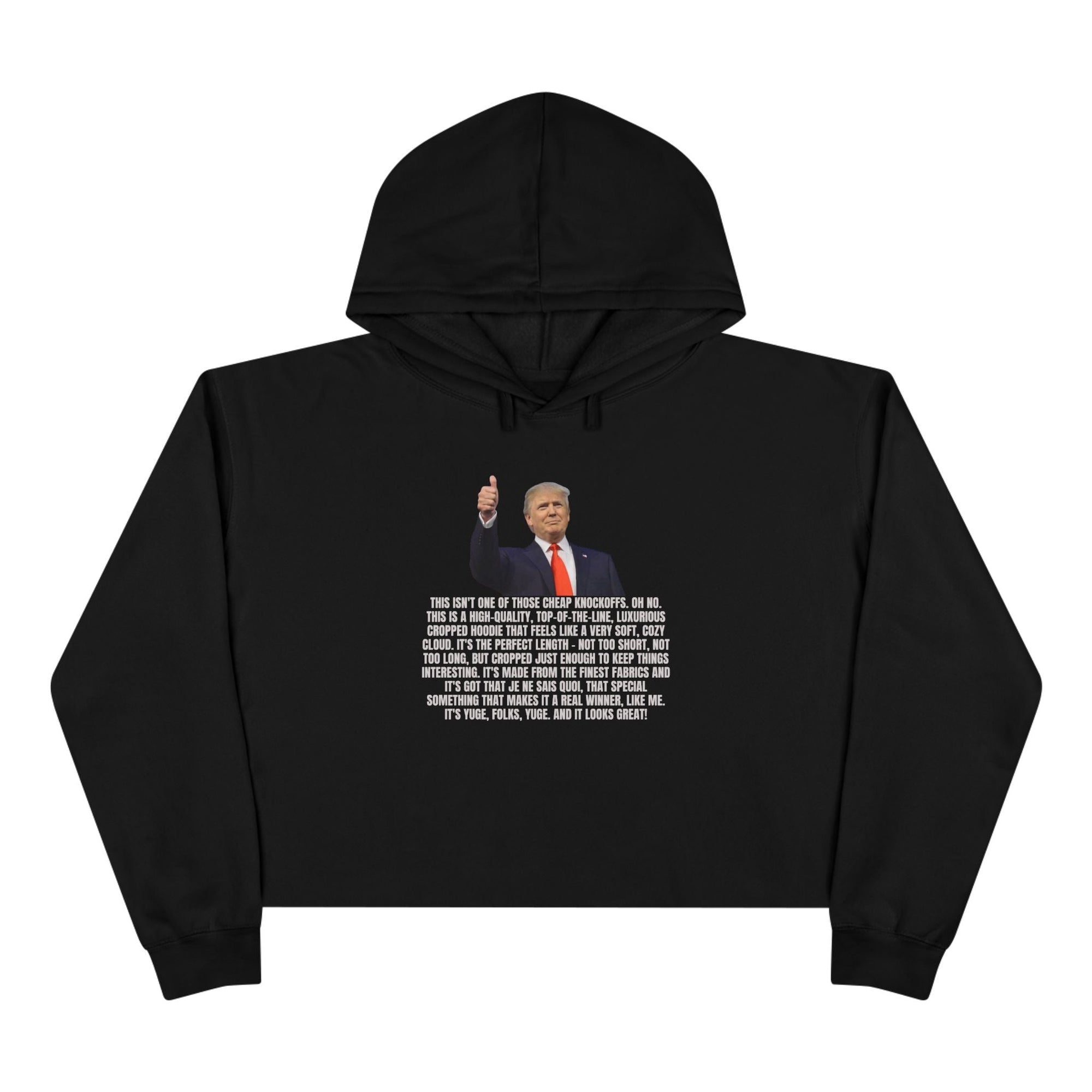 Trump's Best Crop Hoodie - Clothing, Hoodies - EpiAl's Shop