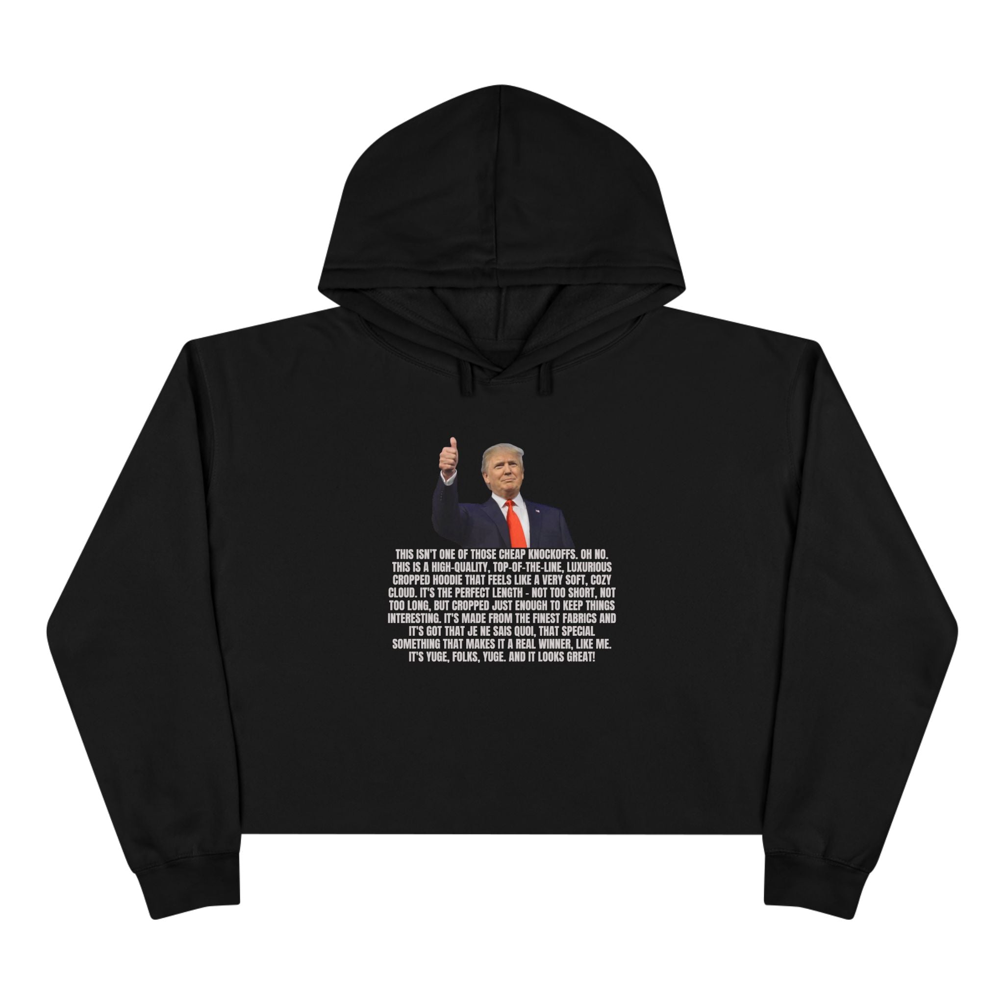 Trump's Best Crop Hoodie - Clothing, Hoodies - EpiAl's Shop