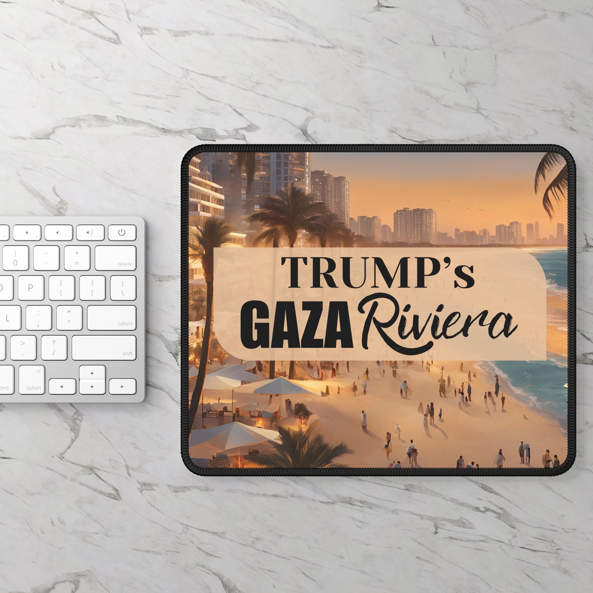 Trump's Gaza Riviera Design Gaming Mousepad - Accessories, Office, Mouse Pads - EpiAl's Shop