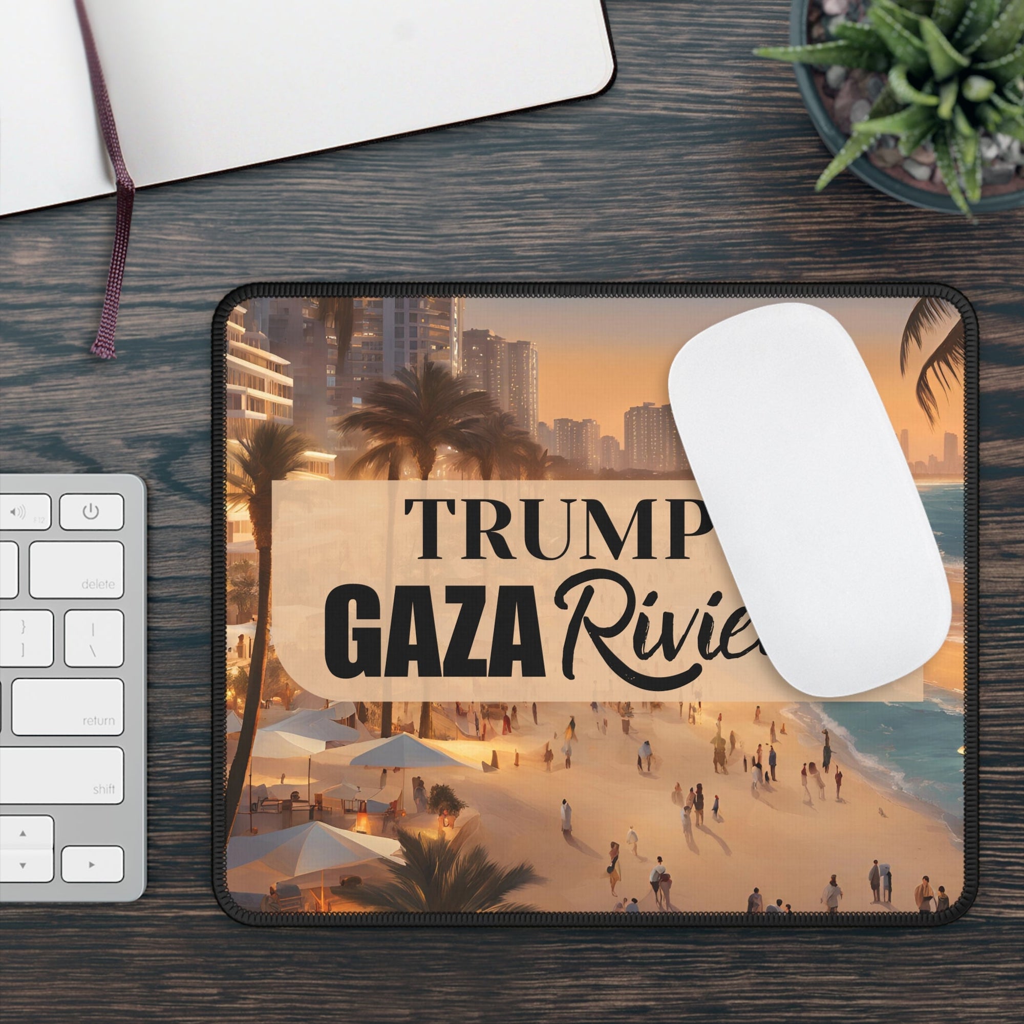 Trump's Gaza Riviera Design Gaming Mousepad - Accessories, Office, Mouse Pads - EpiAl's Shop