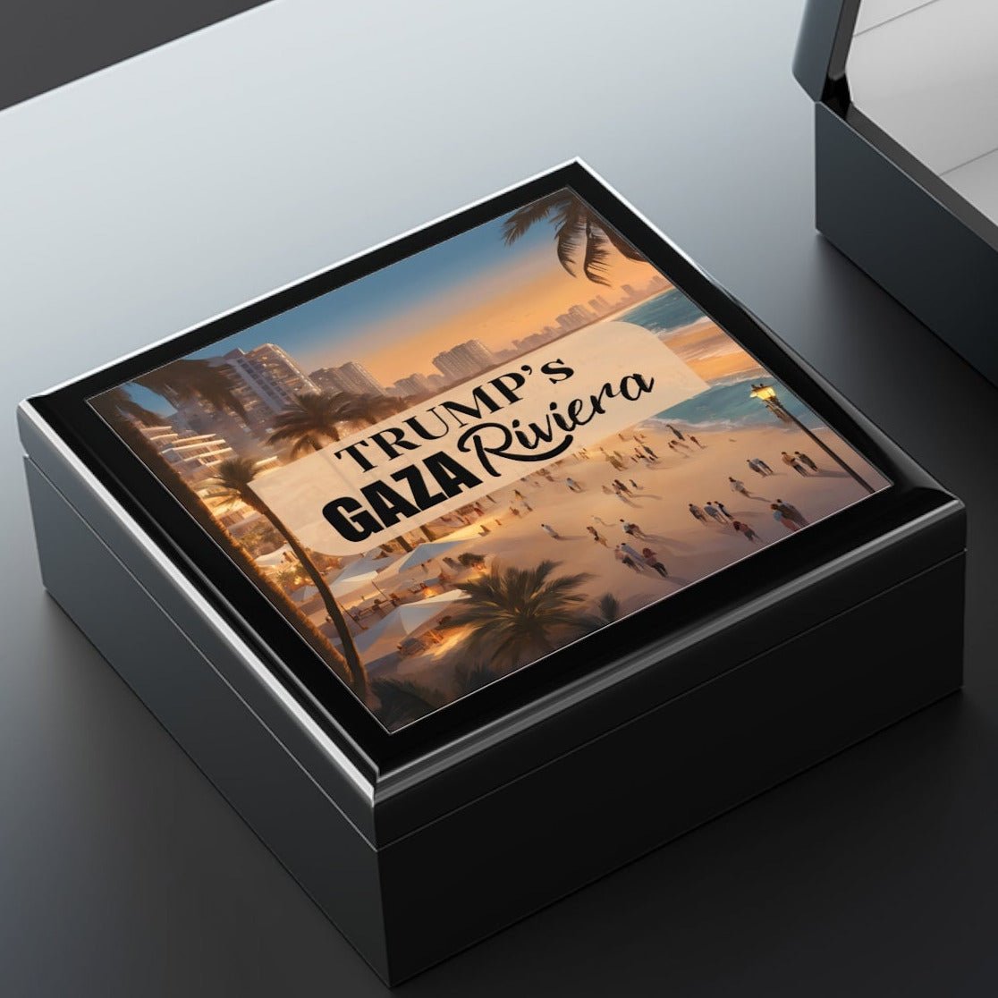 Trump’s Gaza Riviera Design Jewelry Box - Decor, Bedroom, Jewelry Boxes - EpiAl's Shop
