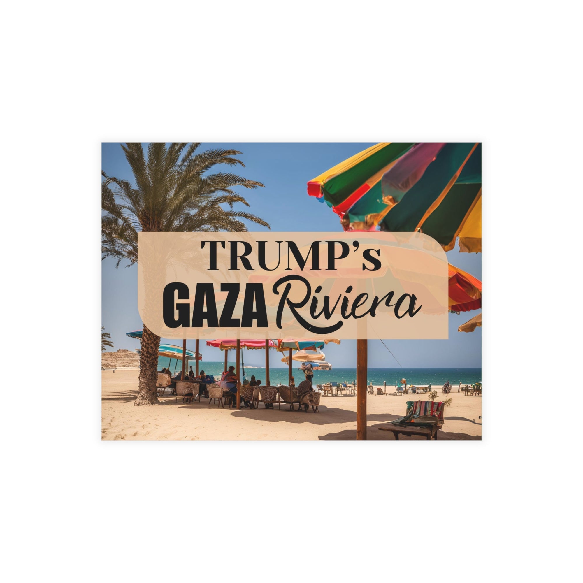 Trump’s Gaza Riviera Design Postcard Bundles with Envelopes - Paper Products, Greeting Cards - EpiAl's Shop