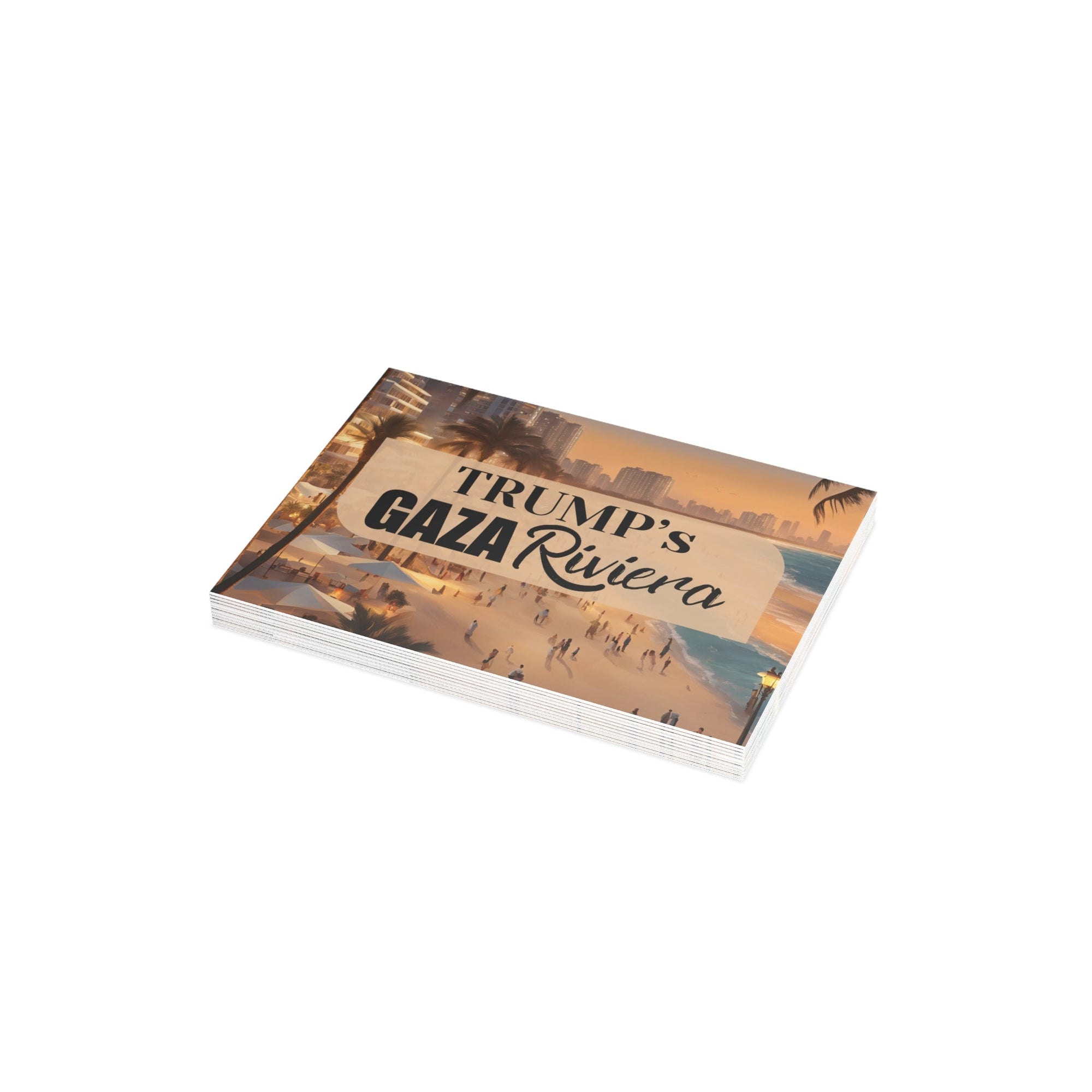 Trump’s Gaza Riviera Postcard Bundles with Envelopes - Paper Products, Greeting Cards - EpiAl's Shop