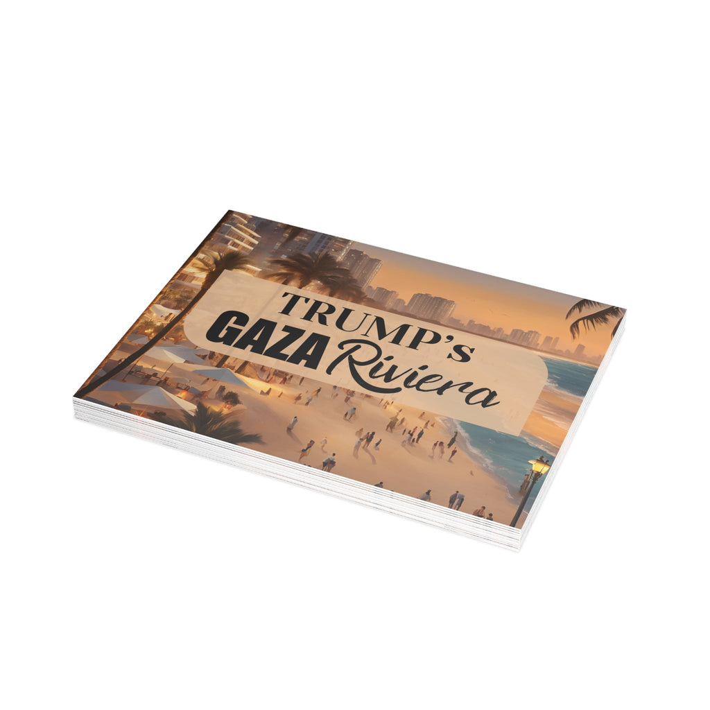 Trump’s Gaza Riviera Postcard Bundles with Envelopes - Paper Products, Greeting Cards - EpiAl's Shop