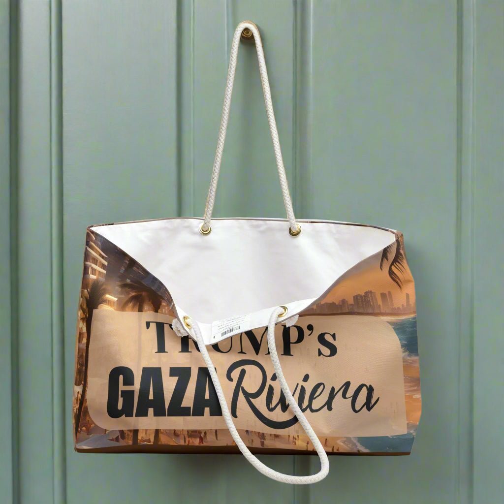 Trump's Gaza Riviera Weekender Bag - Bags, Handbag - EpiAl's Shop