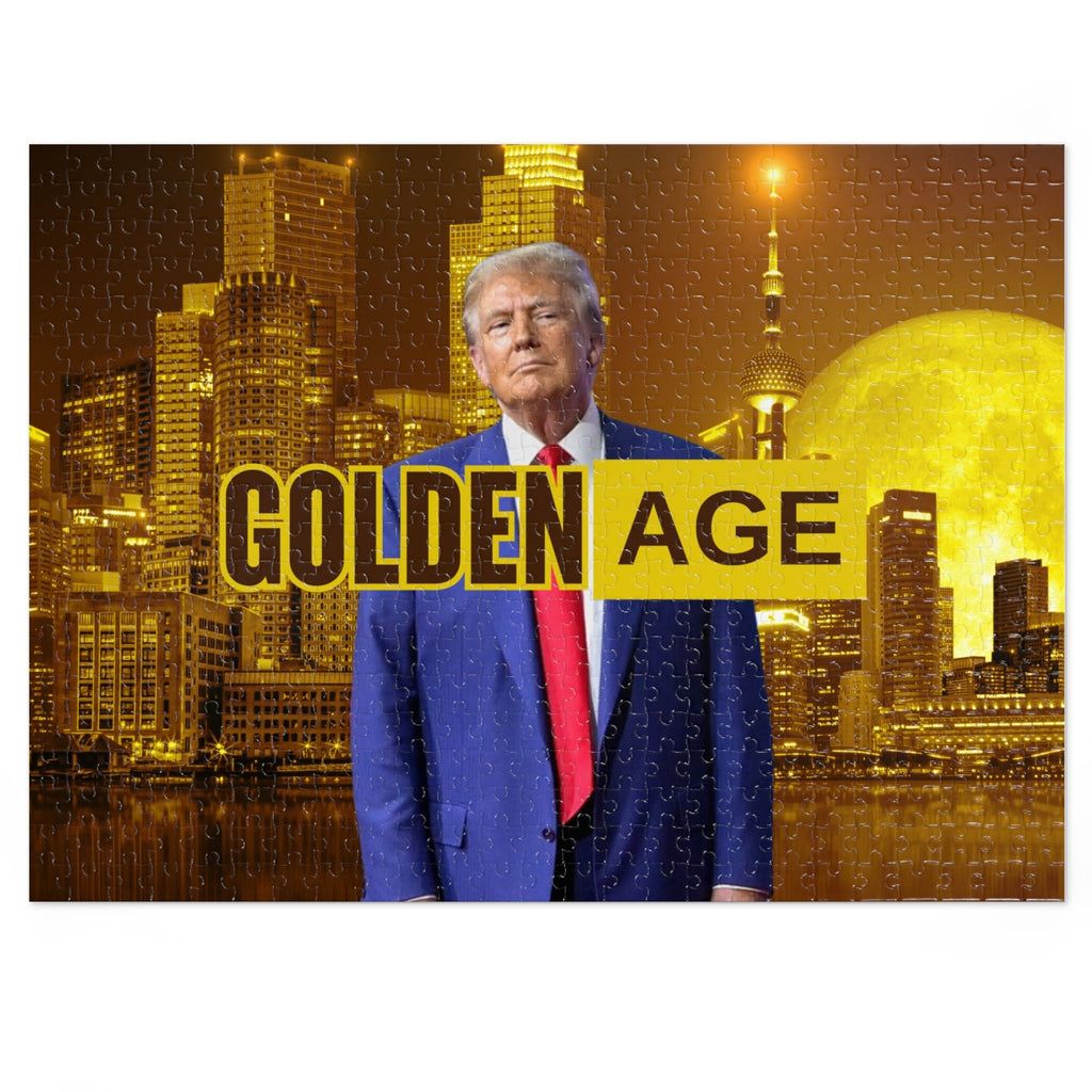 Trump's Golden Age Jigsaw Puzzle with Tin - Toys & Games, Puzzles - EpiAl's Shop